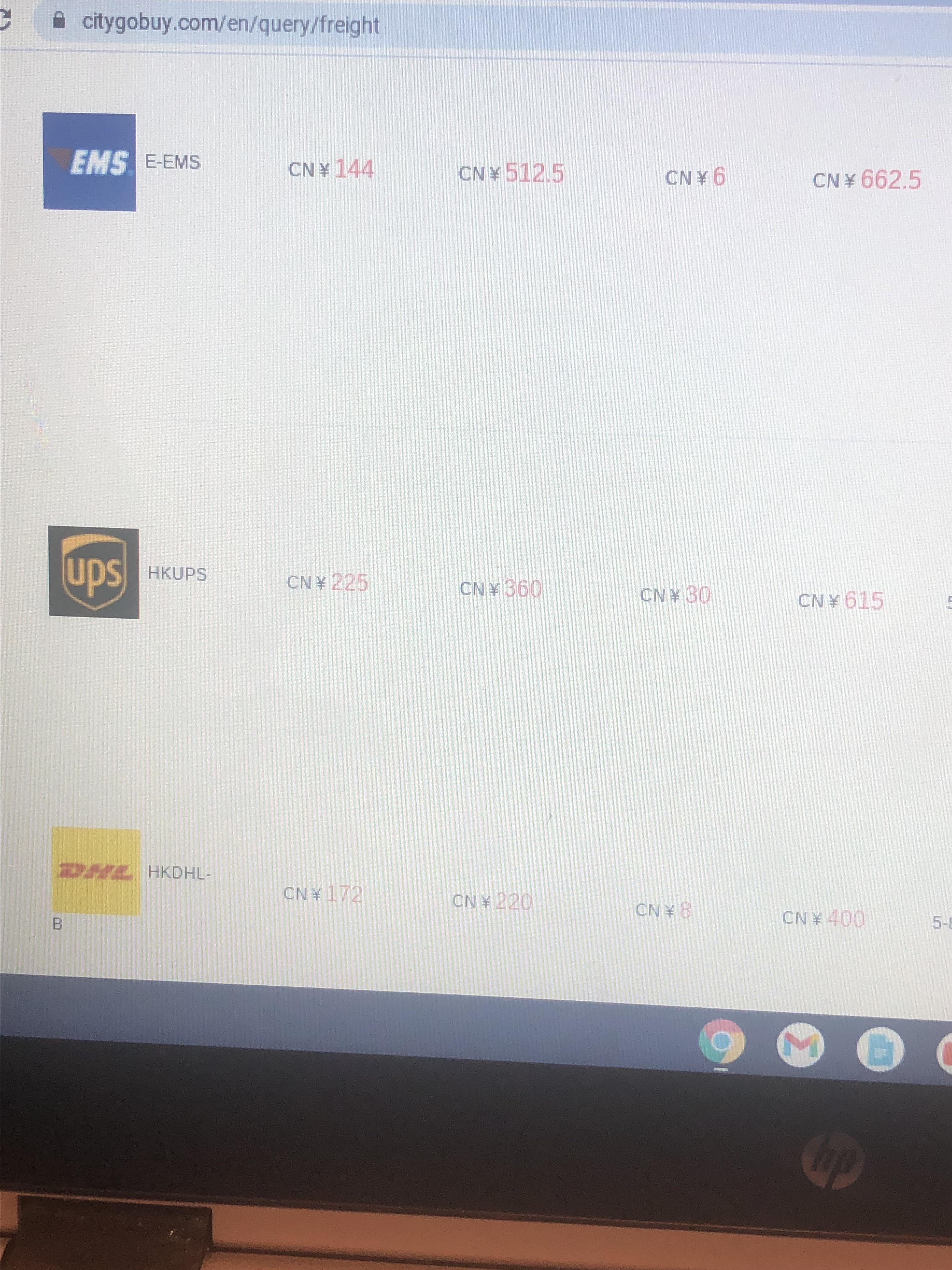 Why is DHL and UPS cheaper than EMS from citygobuy?? Doing my first