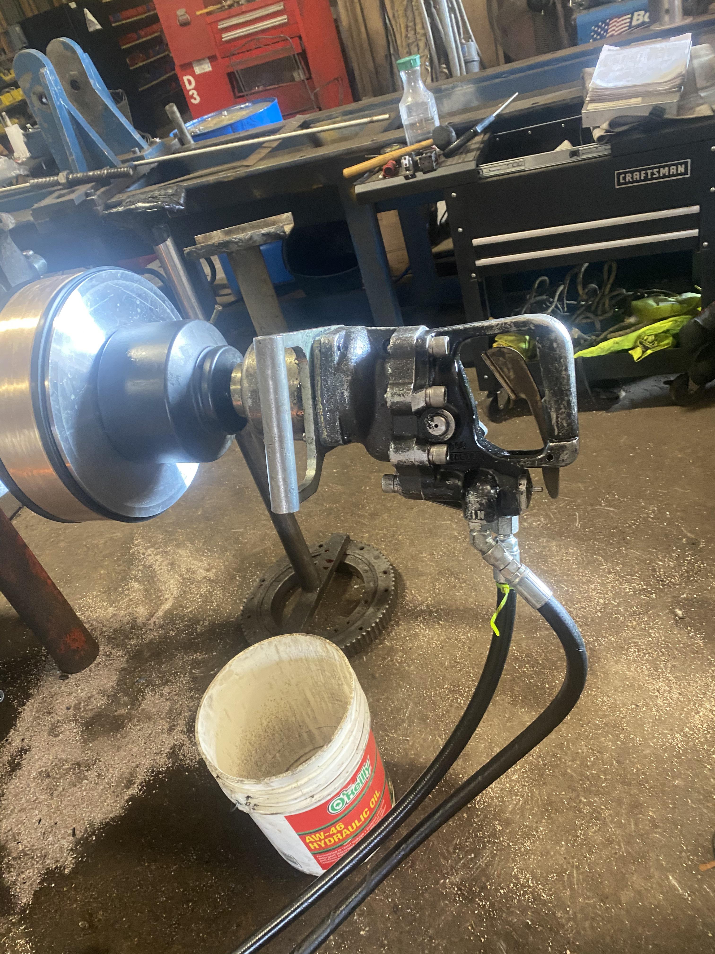 Using a Hydraulic impact on a hydraulic cylinder (for when I’m to lazy