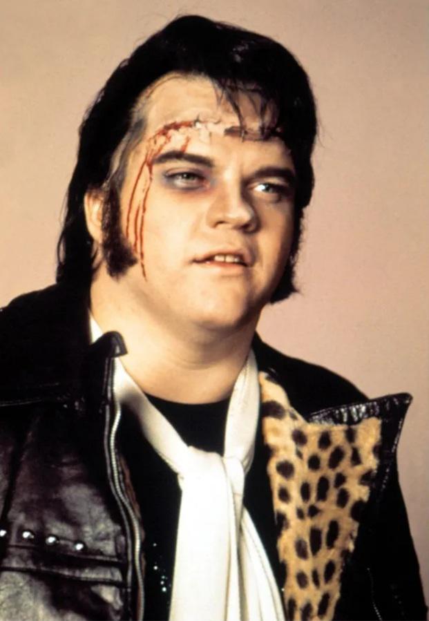Meatloaf as Eddie during the filming of Rocky Horror Picture Show (1975