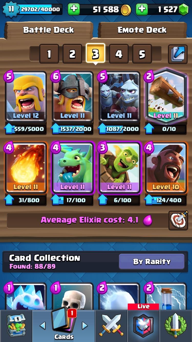 Deck Been stuck at Challenger 1 for a few months now