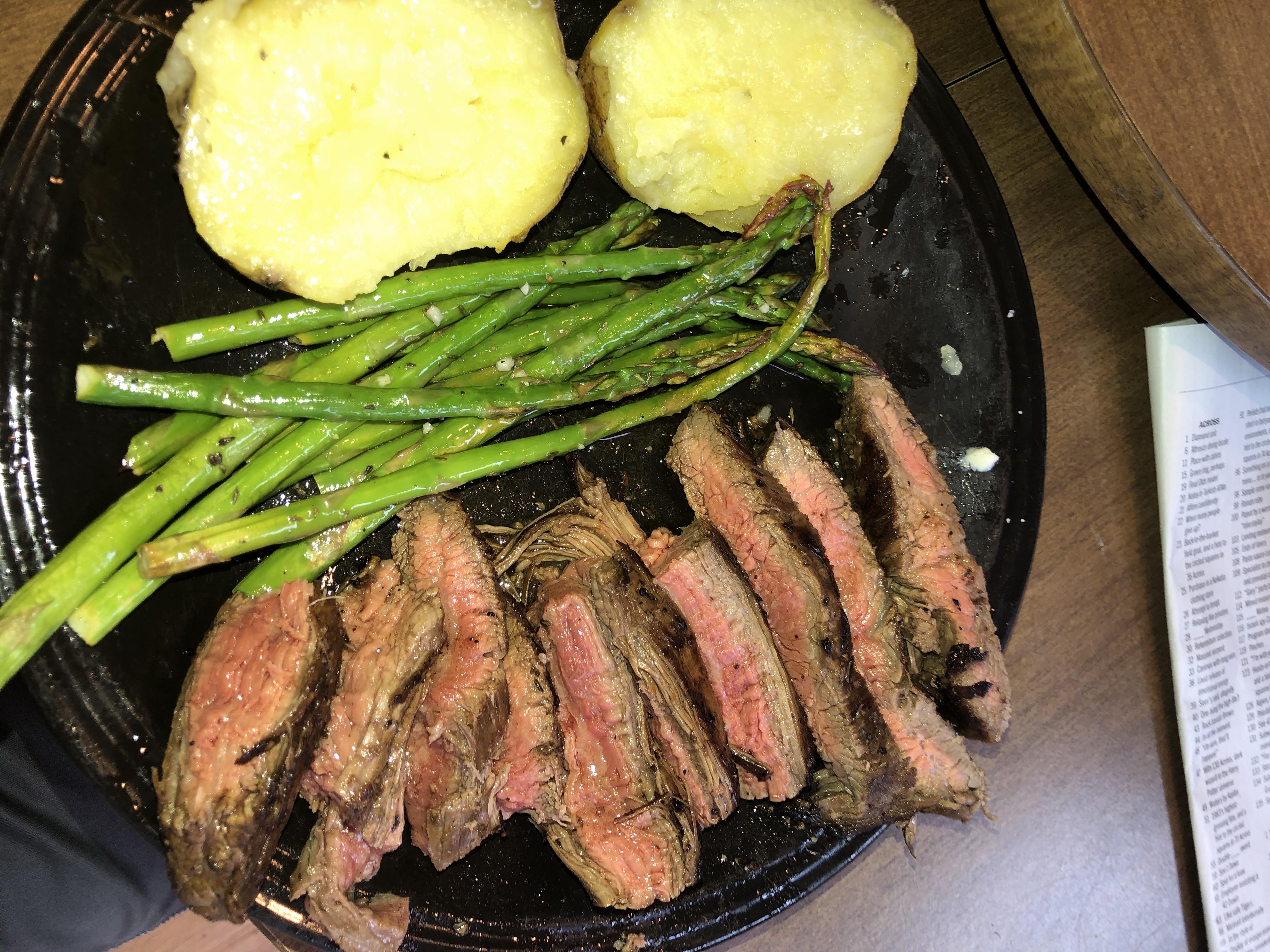 Flank steak lunch was delicious r/meat