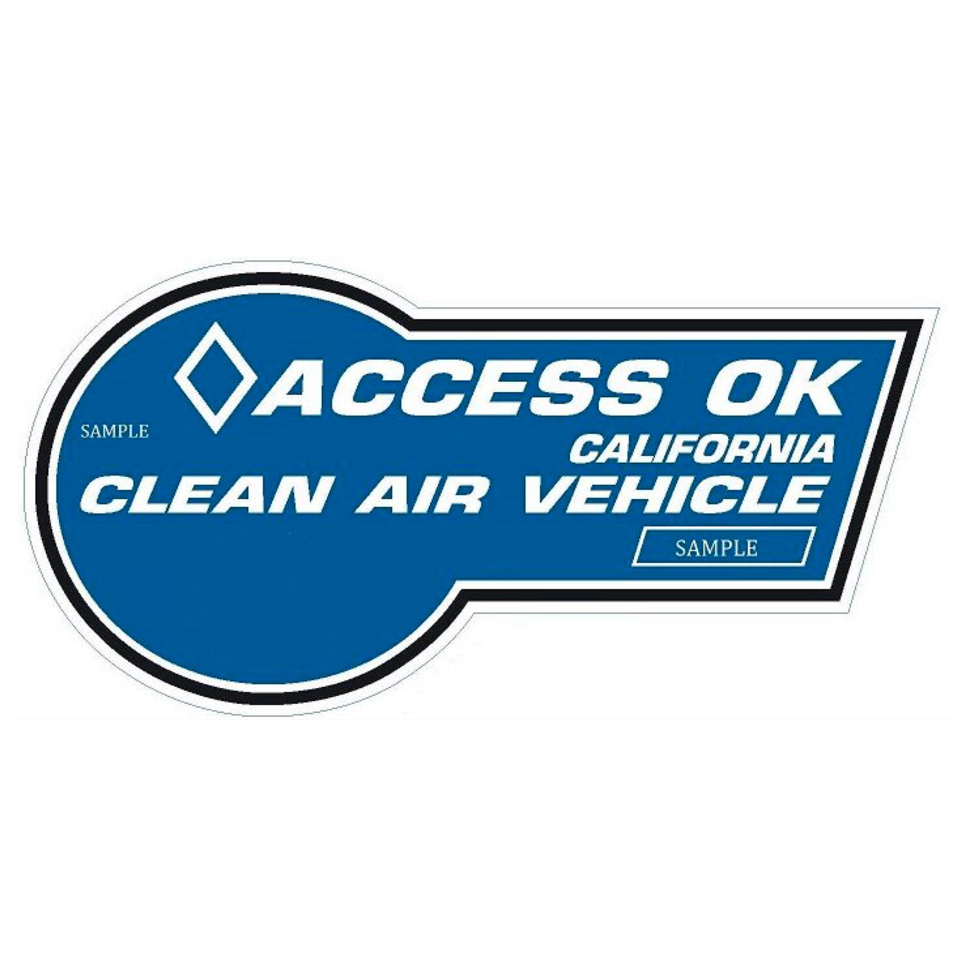 CA Drivers do you have the ‘Clean Air Vehicle’ decals for carpool and