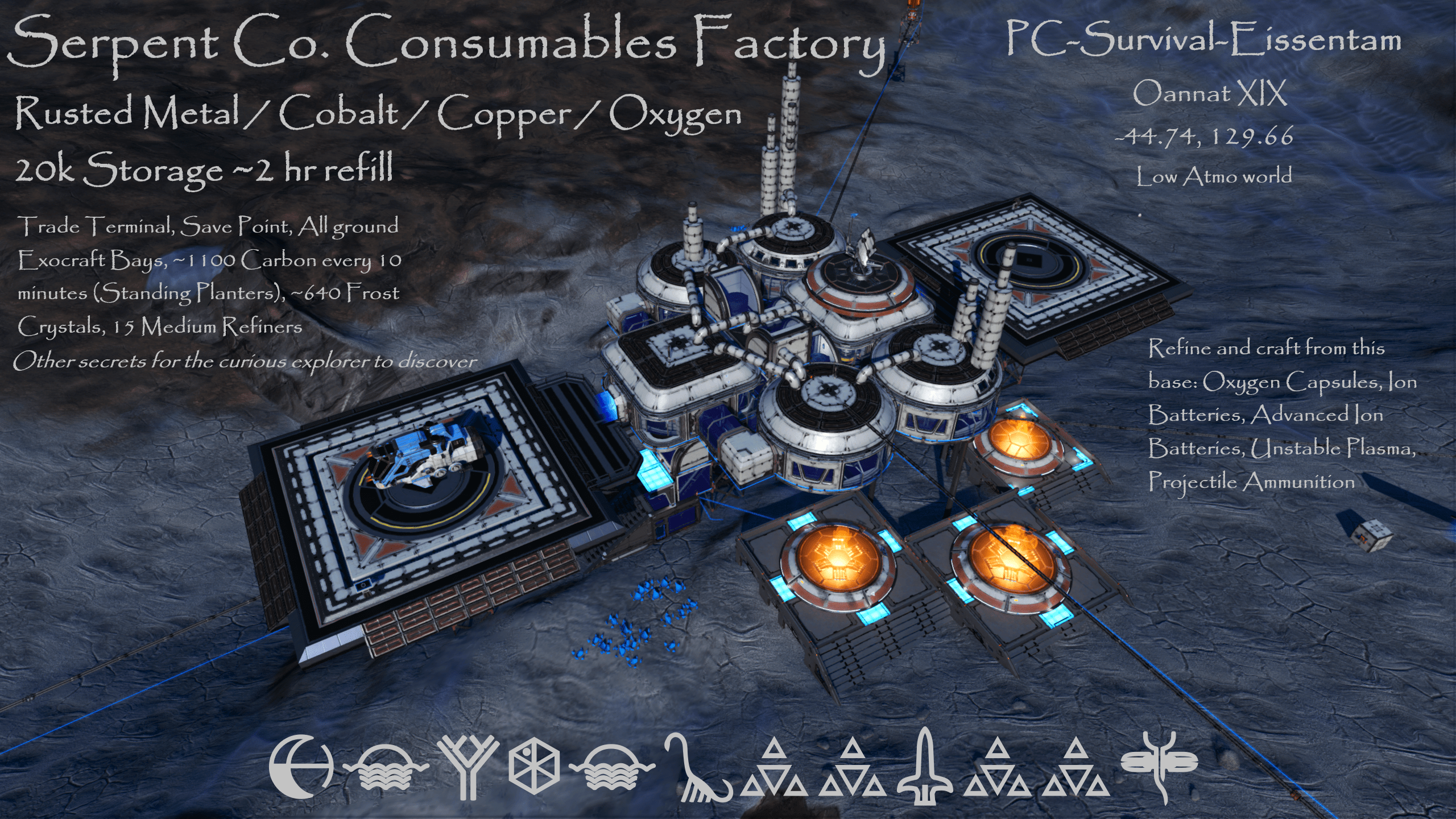Craft your consumables for free! Rusted Metal Cobalt Copper