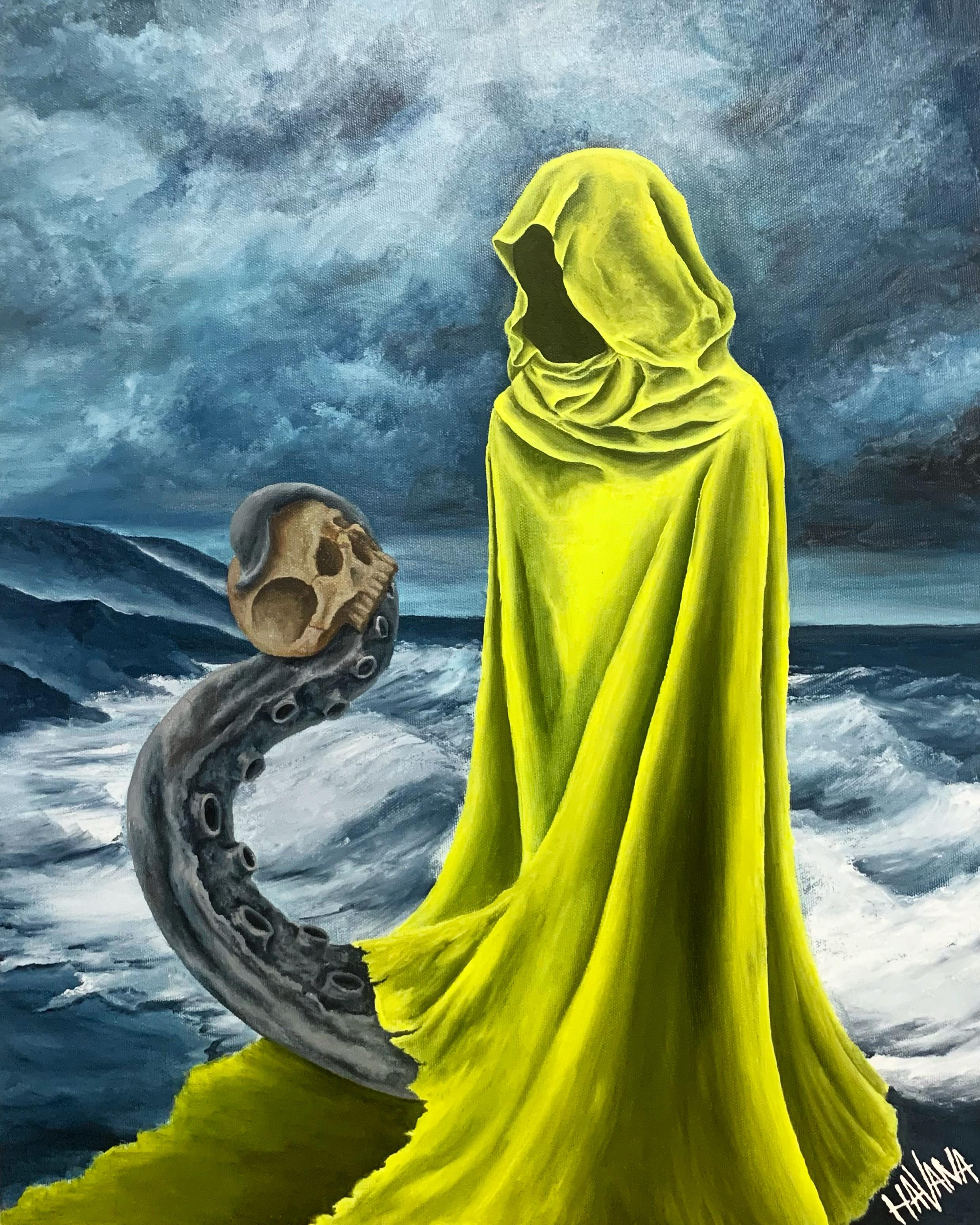 The King in Yellow II. Made by with oil in a canvas 80x60cm. IG