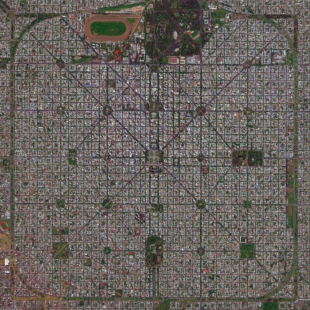 La Plata, Buenos Aires, Argentina. r/MapPorn