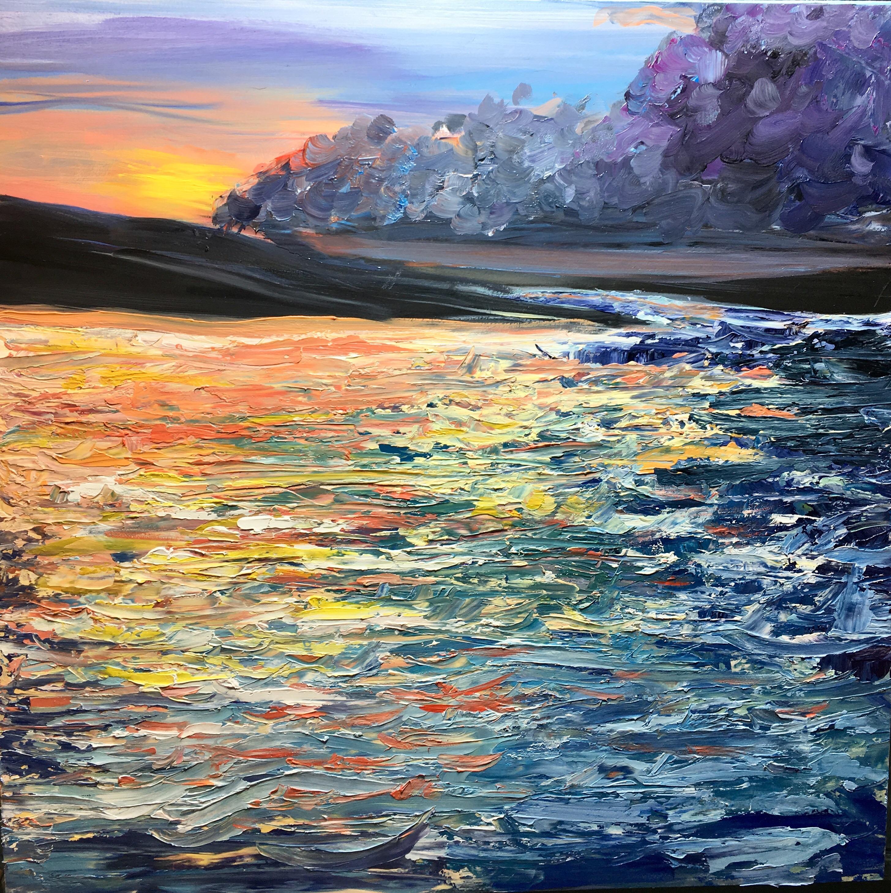 First impasto/pallet knife painting...I didn’t like it but now it’s