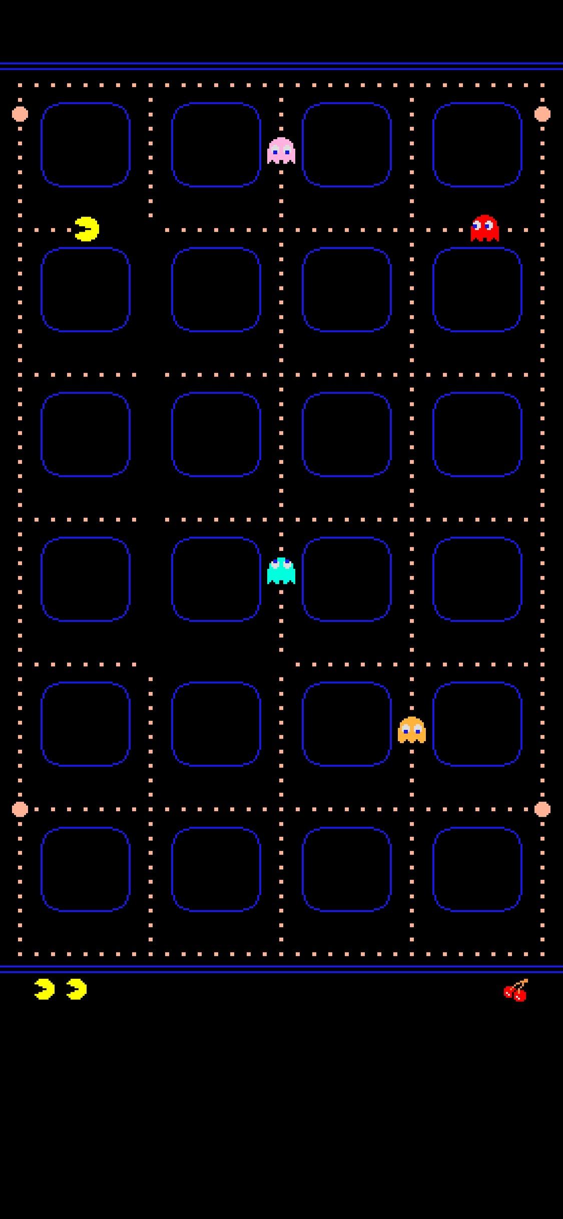 PacMan Wallpaper for iPhone X only iphonewallpapers