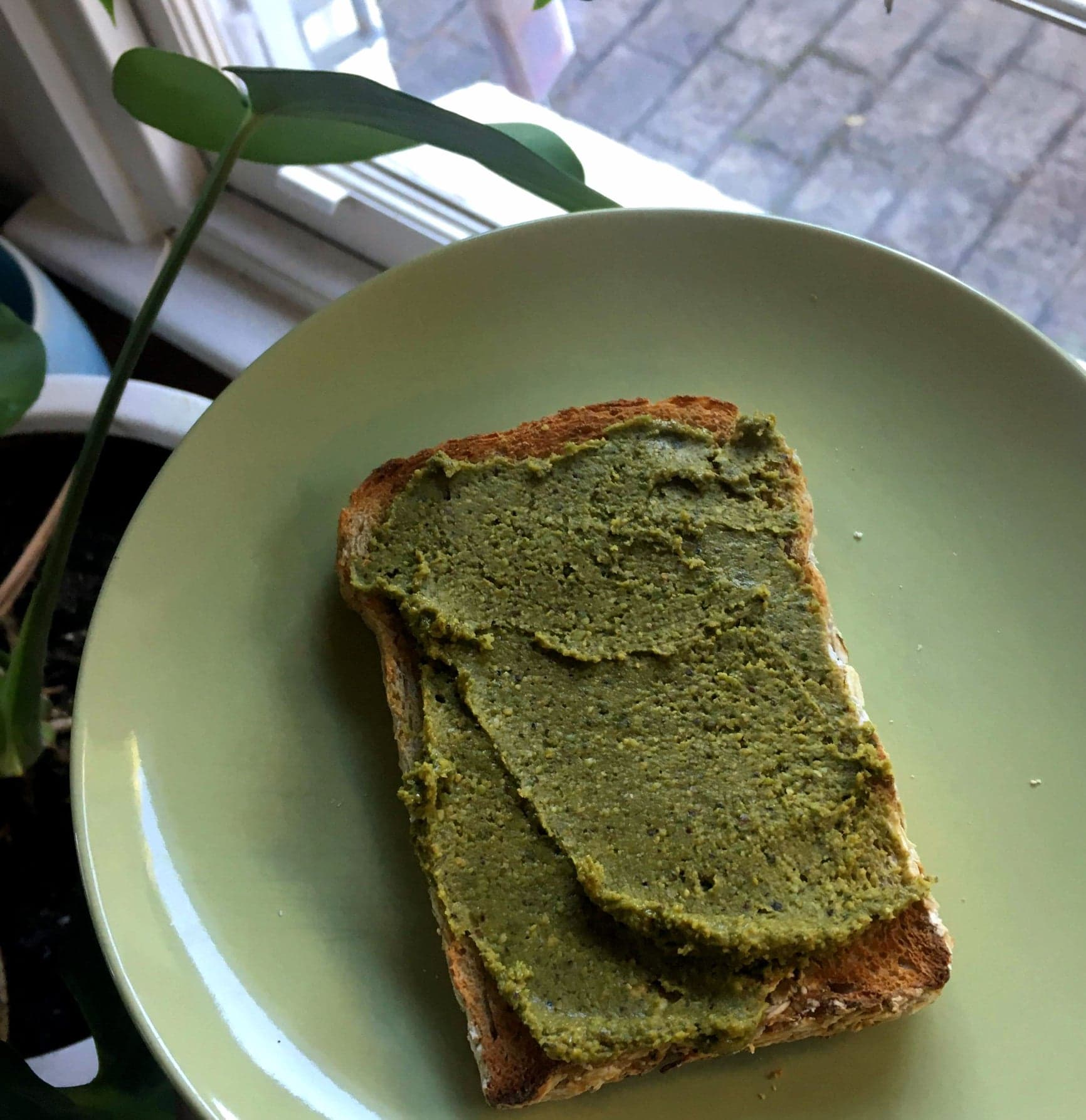 [Homemade] Pistachio Butter on Toast r/food