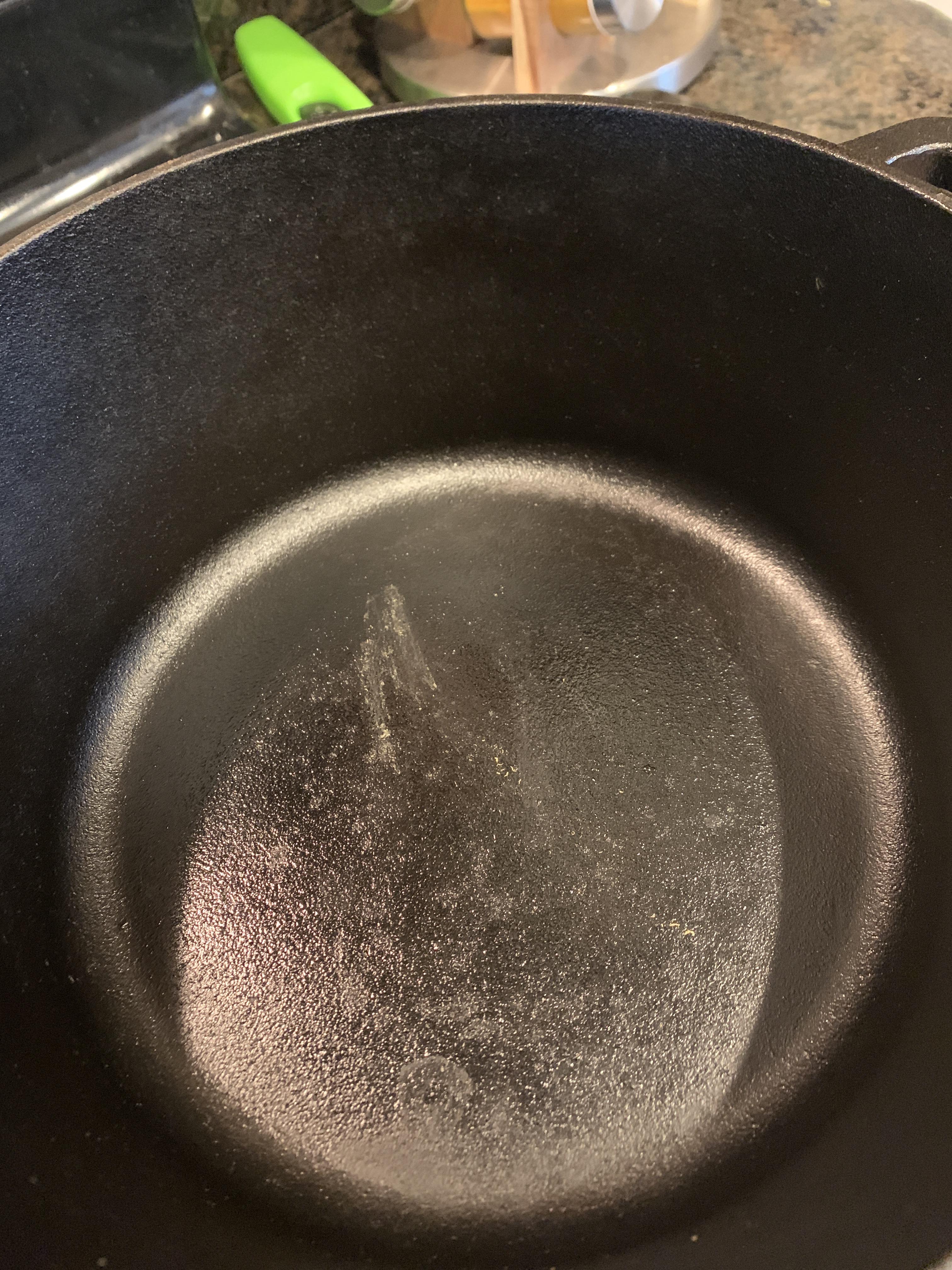 What’s up with my cast iron? Bought second hand and seasoned twice
