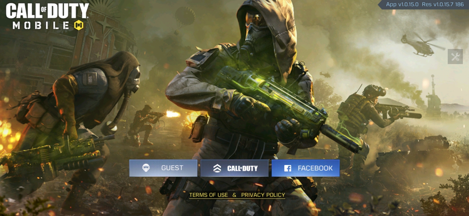 Call of Duty not showing Google Play option on login page. Please help