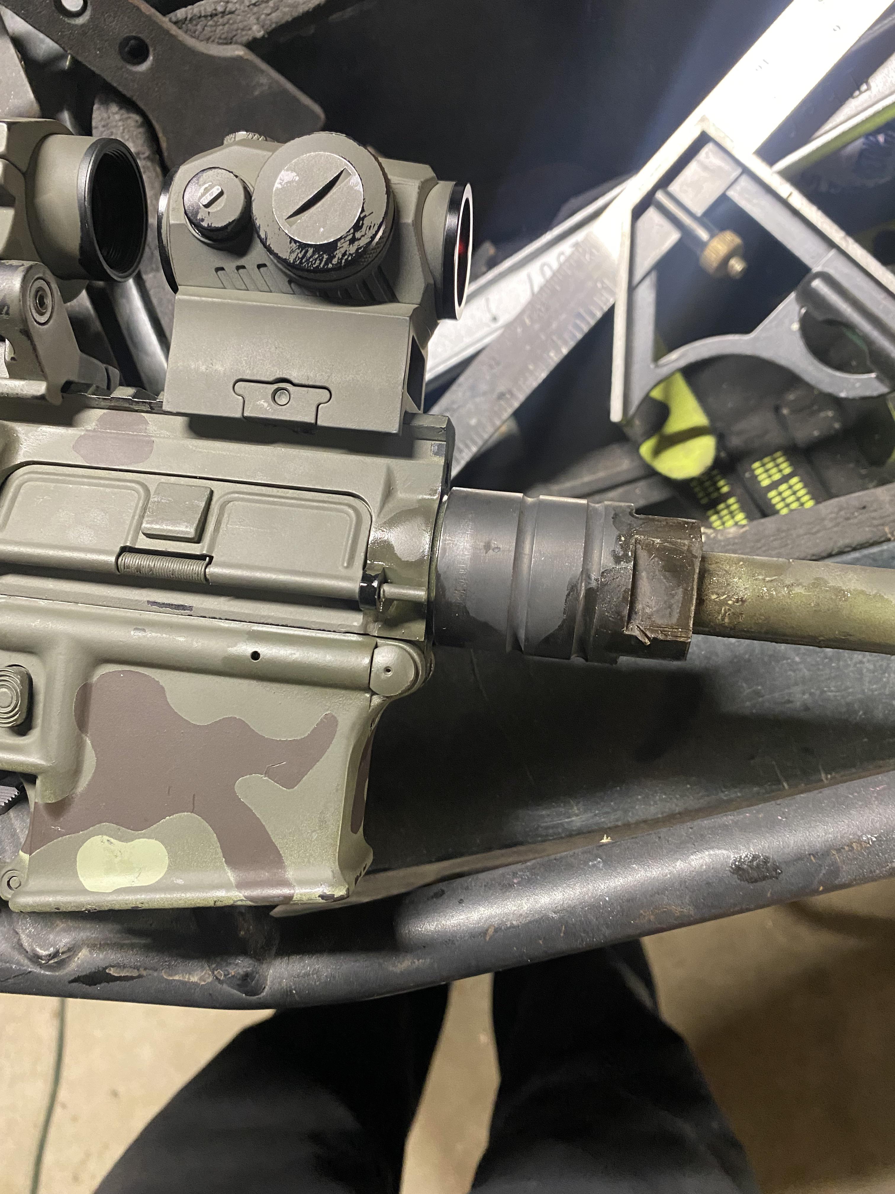 Need help removing barrel nut. I’ve tried heat and clp and it won’t