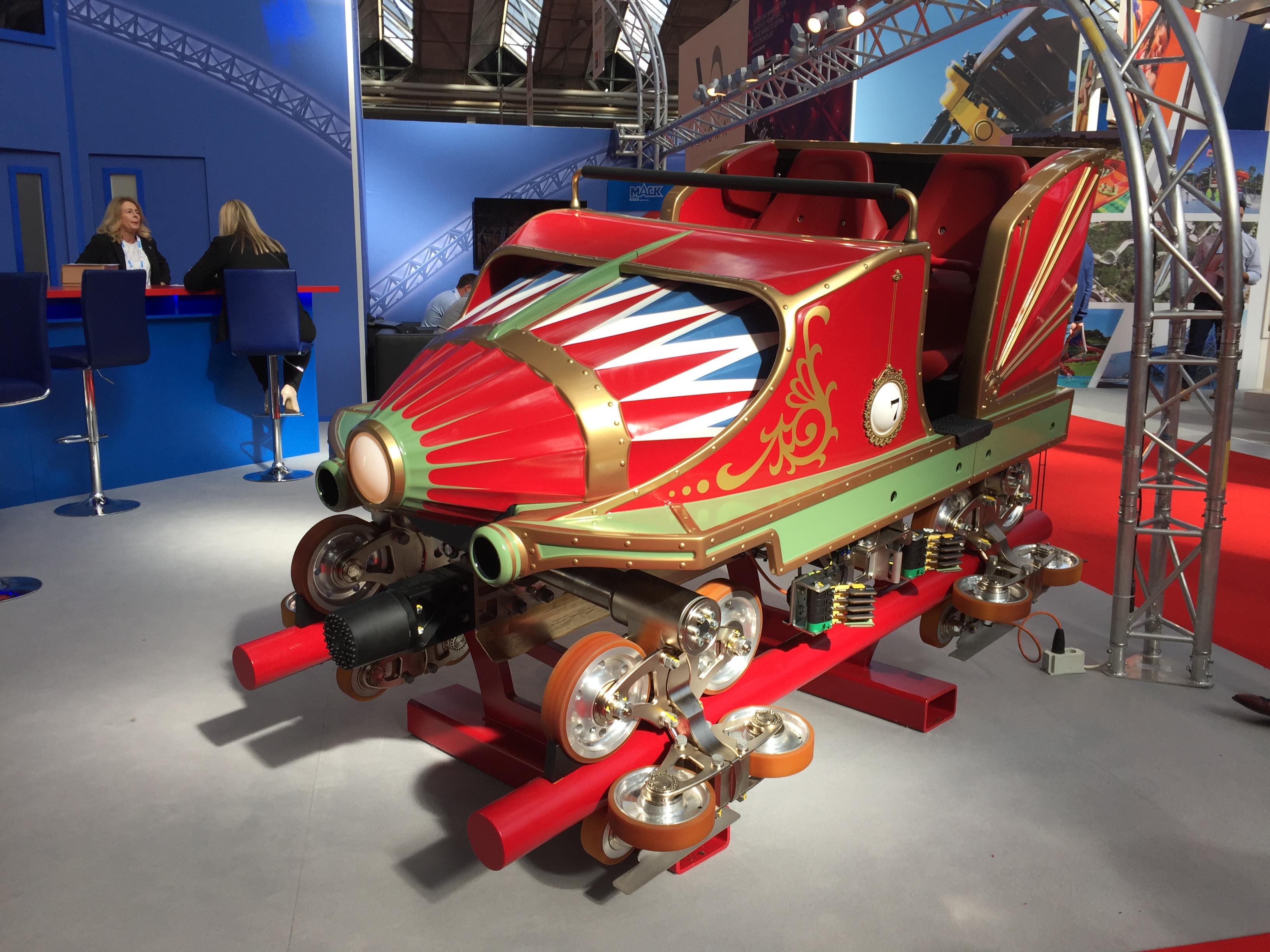 Roller Coaster Car Front View