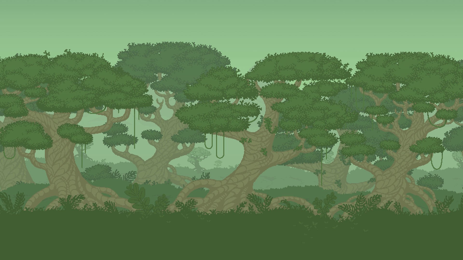 Terraria Jungle Background [1920 x 1080] r/wallpaper