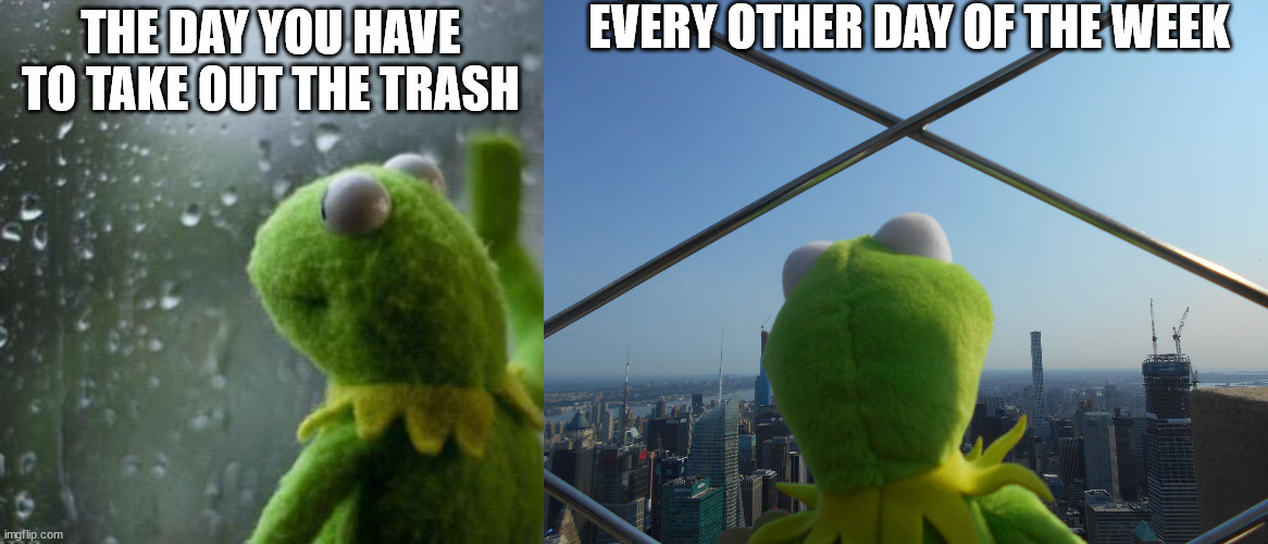 Don't to take out the trash. r/memes