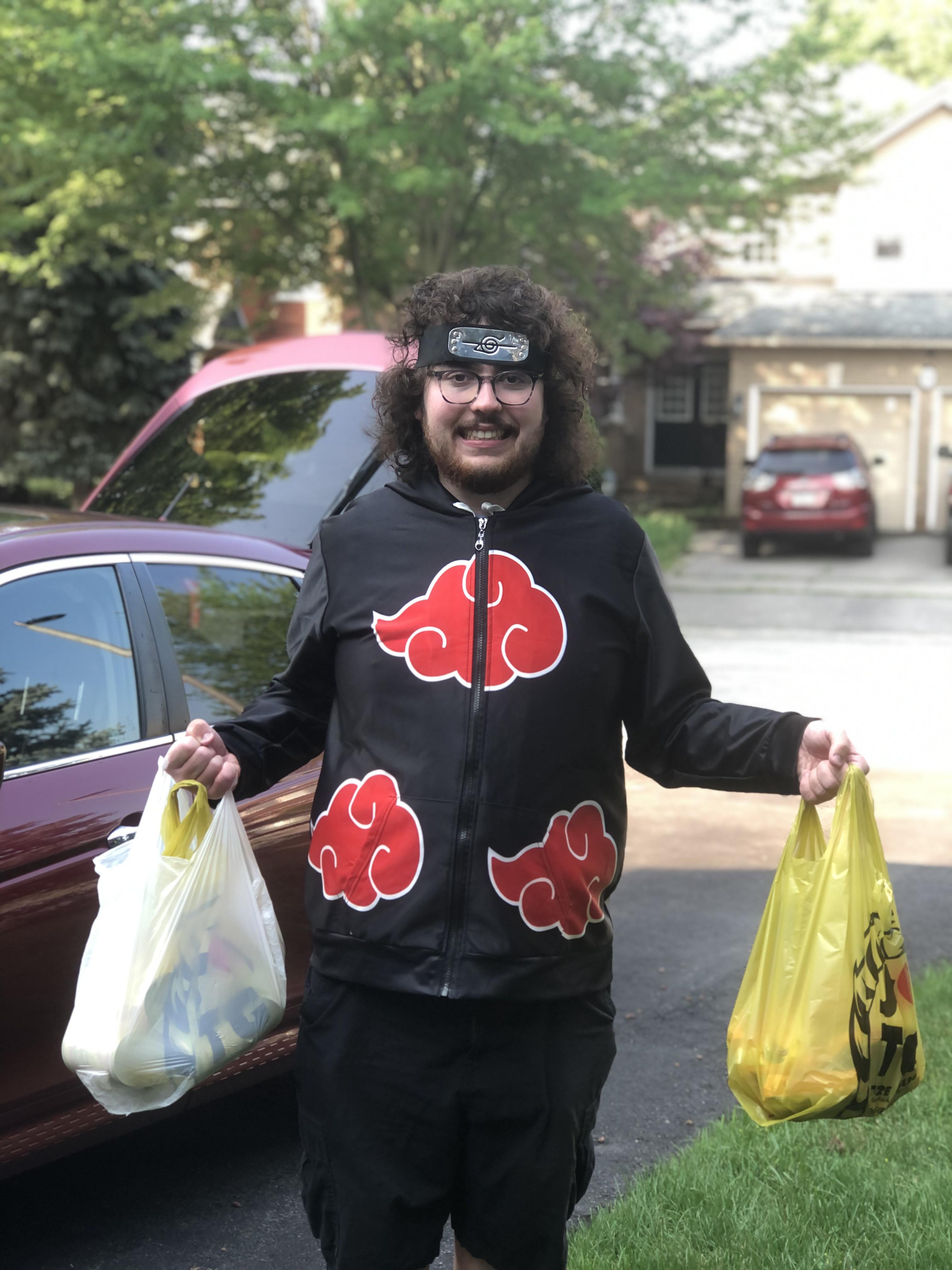 I felt inspired by a reallife Akatsuki charity group, so I dawned by