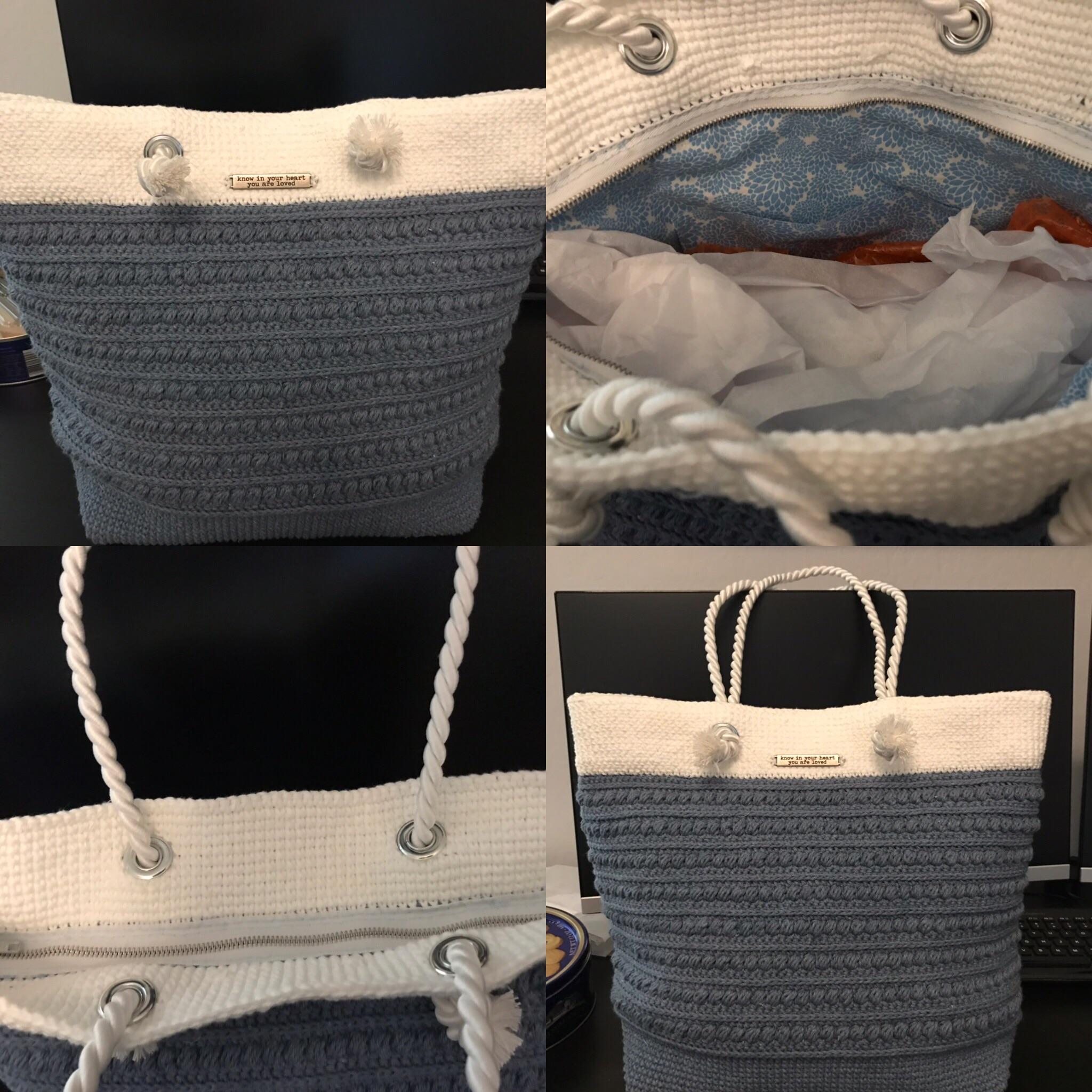 Made this malia bag from yarn and chai for my mother in law birthday