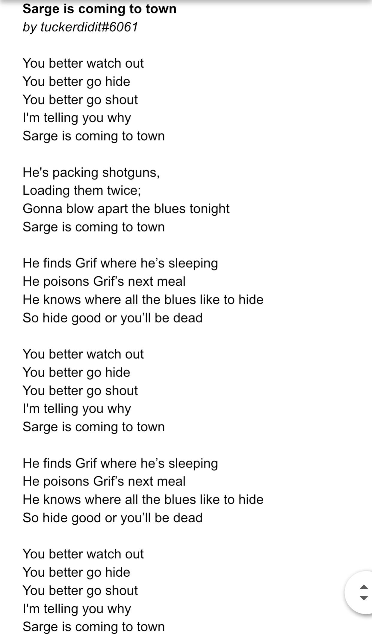 RvB Holiday Tunes I???m writing rvb parodies of Christmas songs