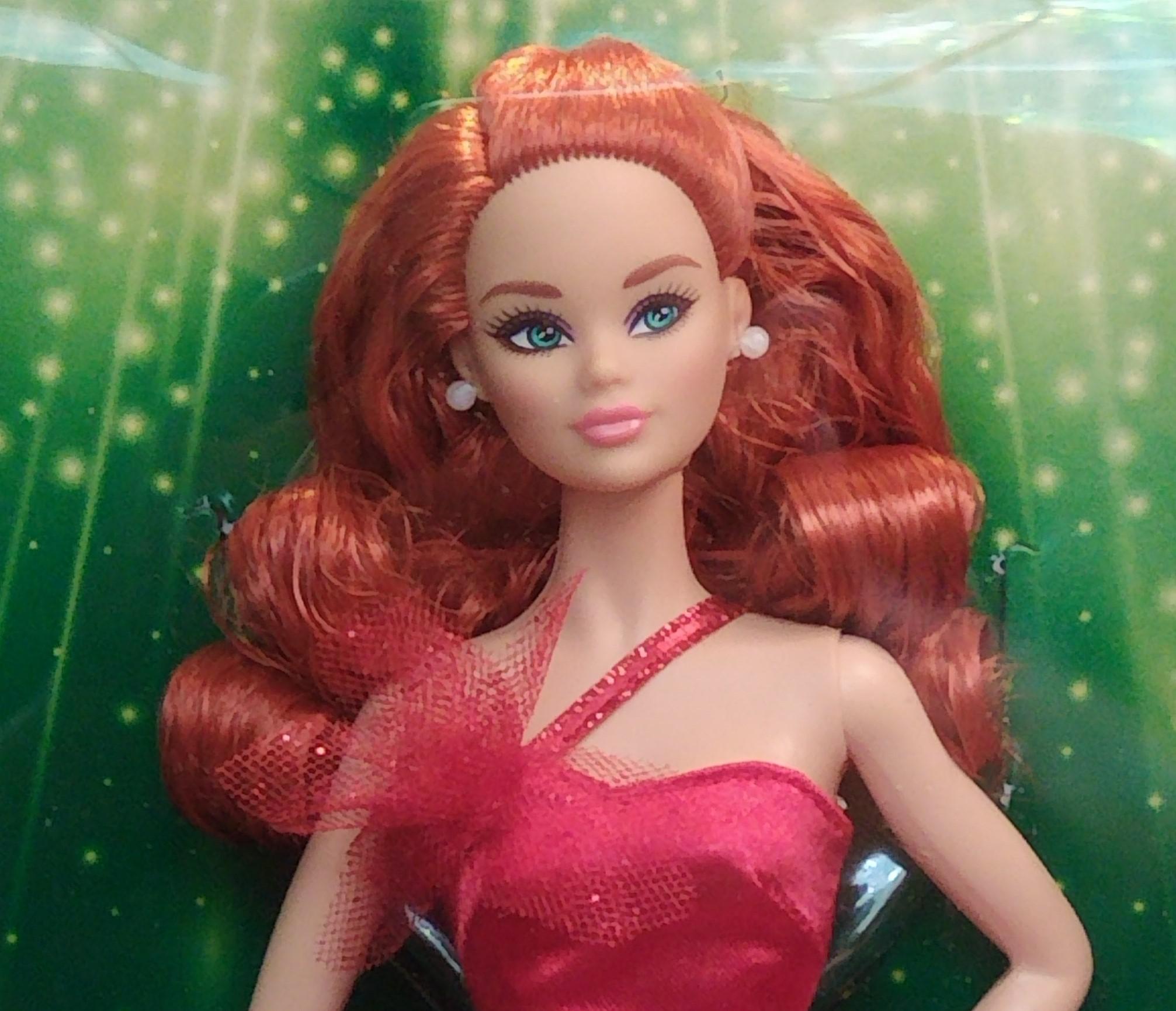 Barbie Signature 2022 Holiday Barbie RED HAIR WALMART EXCLUSIVE