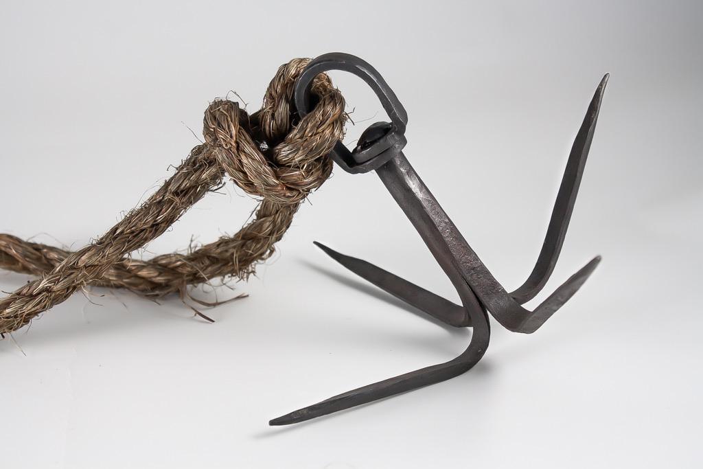 Grappling hook I made over the summer r/Blacksmith