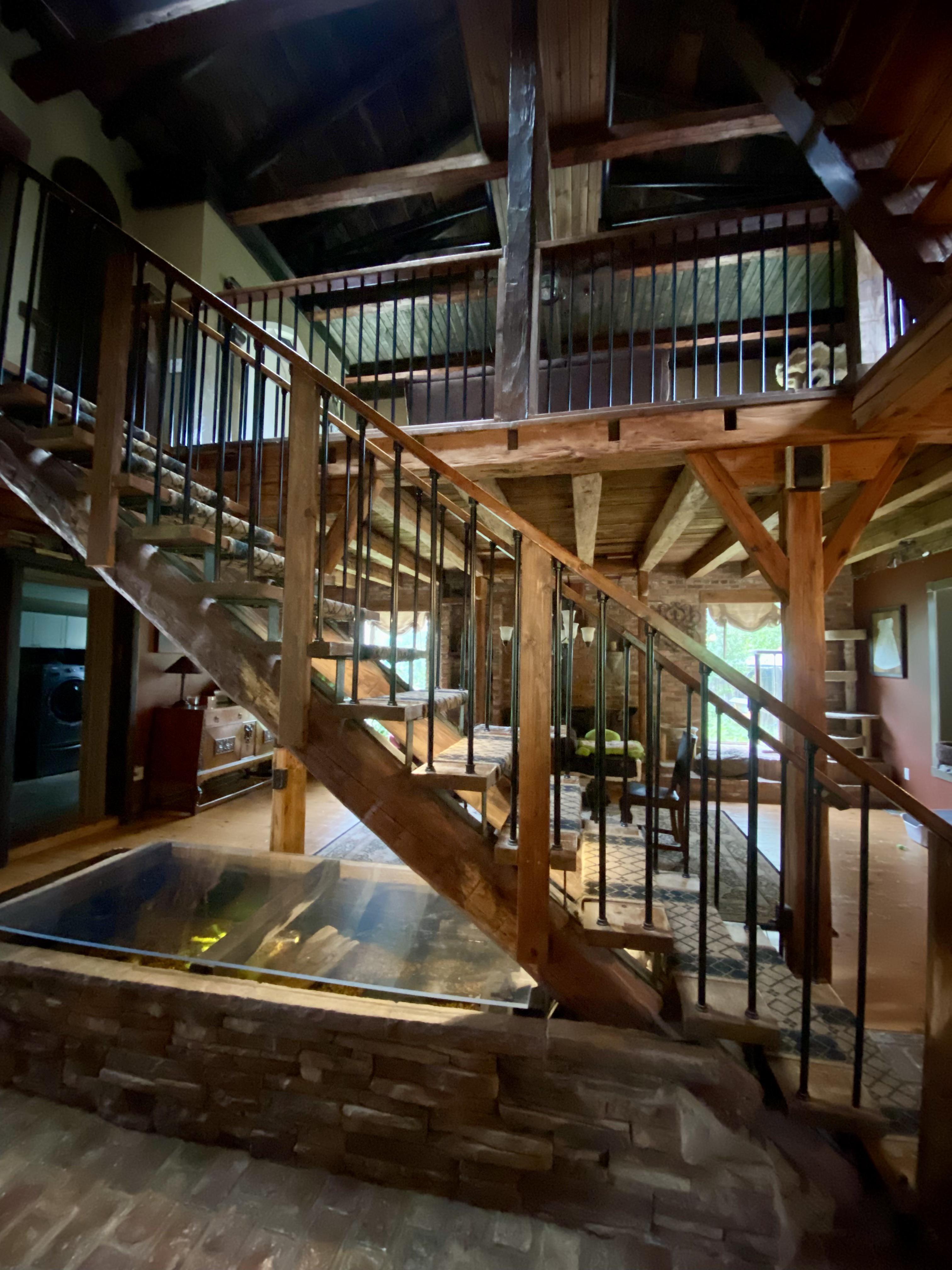 My 1865 farmhouse came with an indoor pond. r/centuryhomes