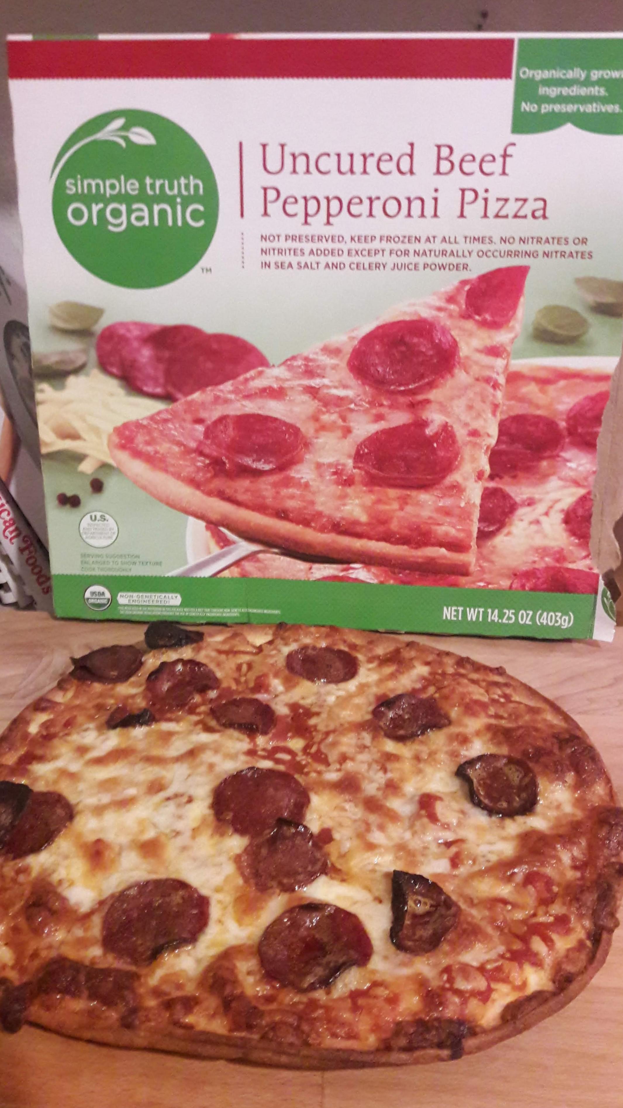 Simple Truth Organic — Uncured Beef Pepperoni Pizza r/frozendinners