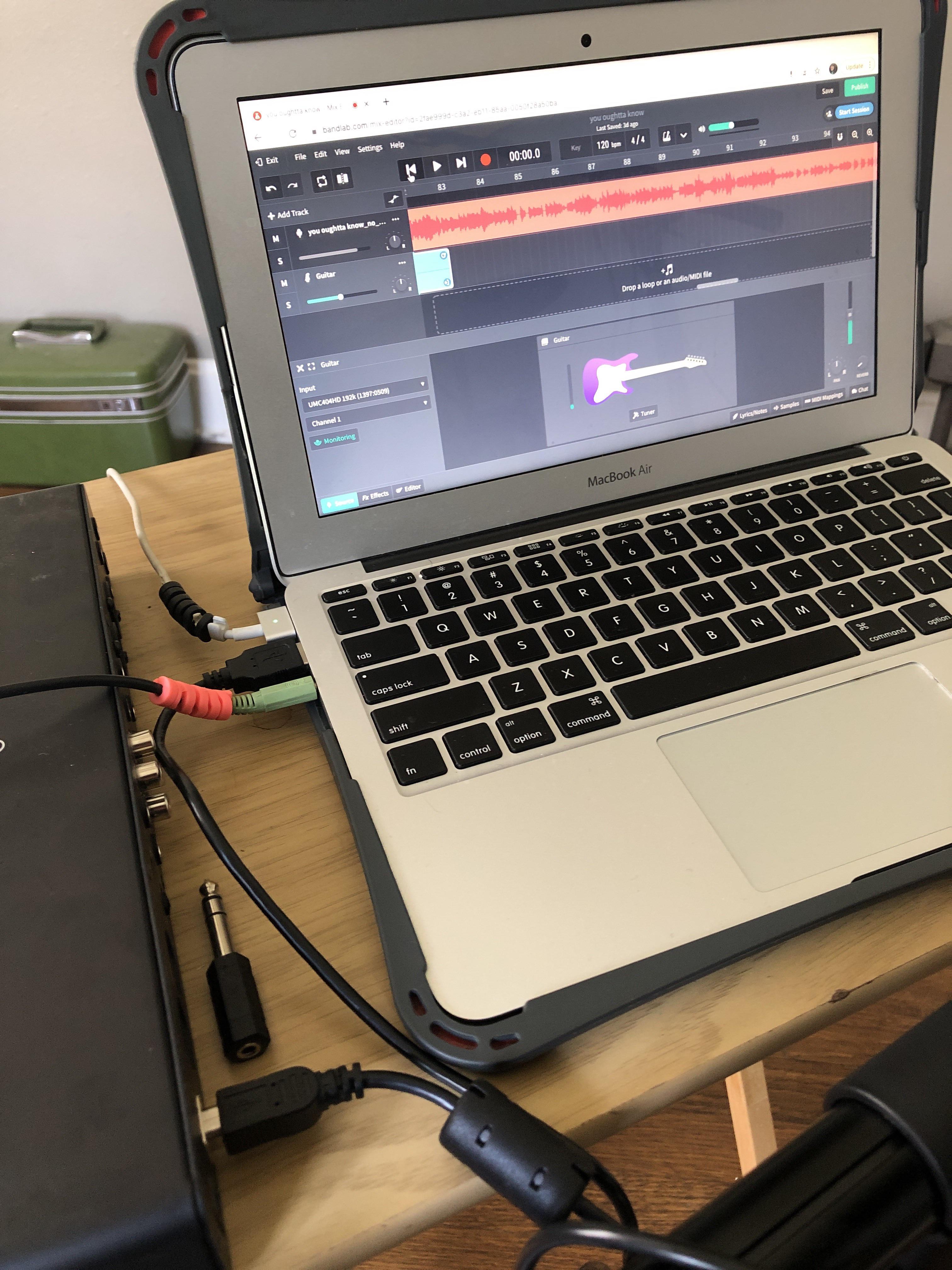 Bandlab ? Hey everyone, is there a way to hear my computer audio and