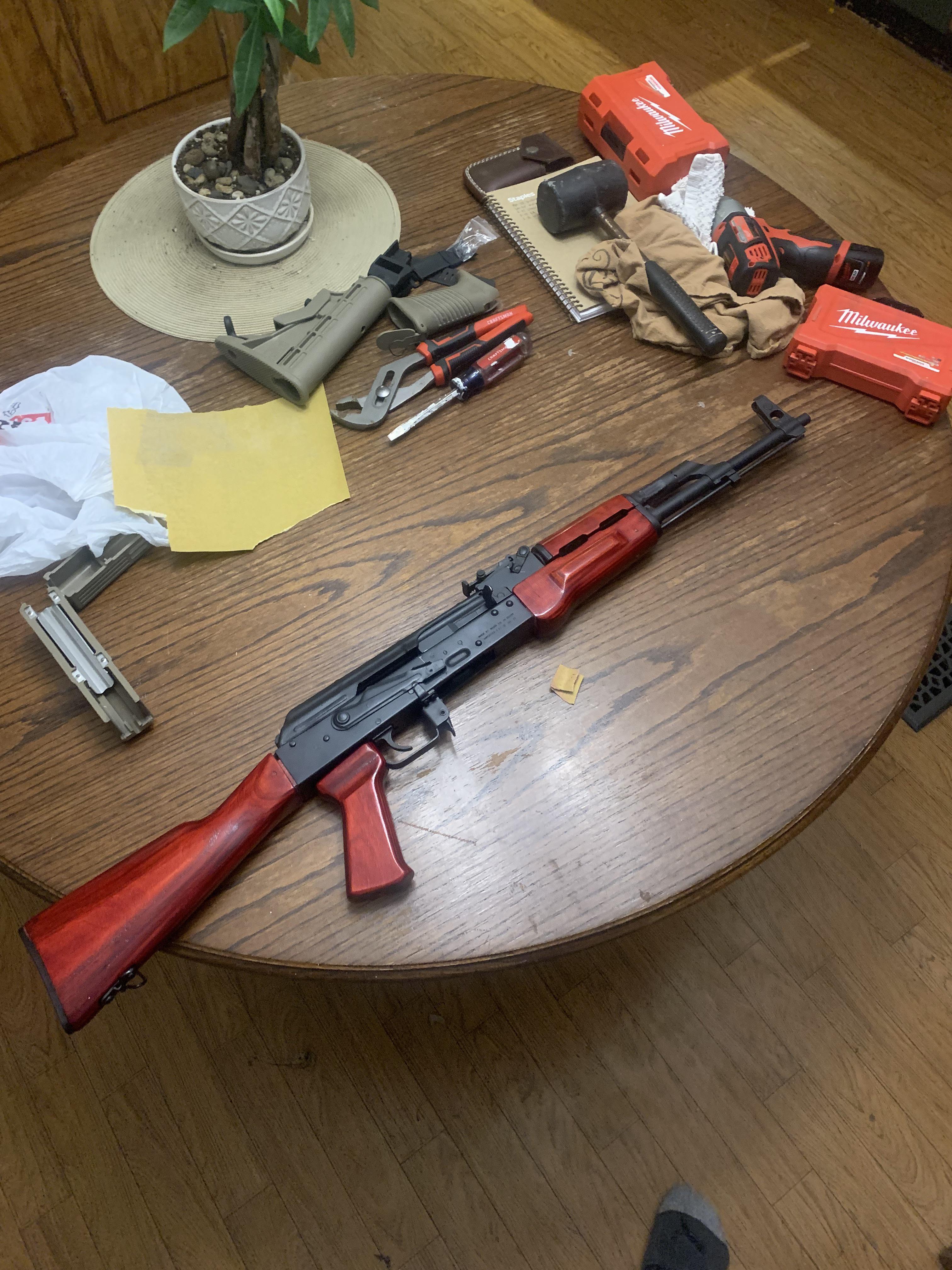 Just completed the furniture swap on this Egyptian Maadi the plastic