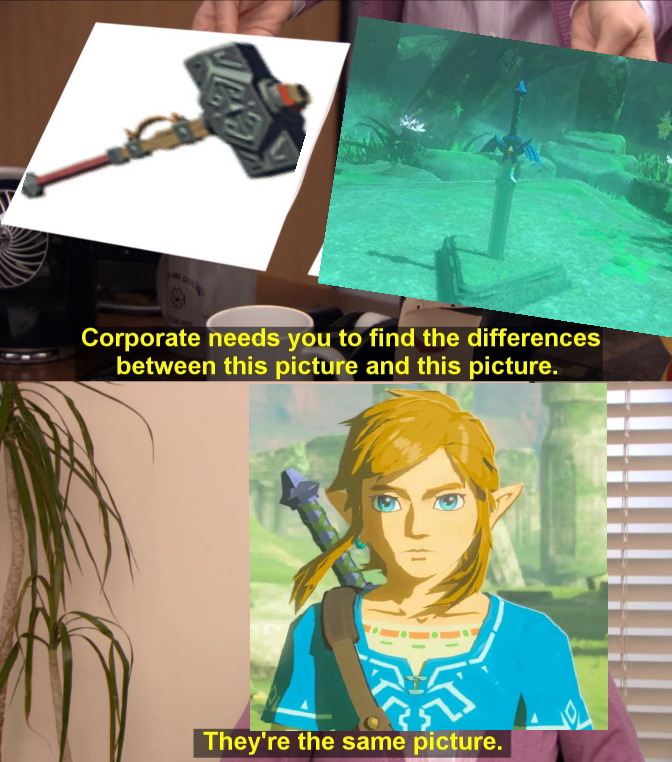 The Master Sword is running low on energy. Breath_of_the_Wild