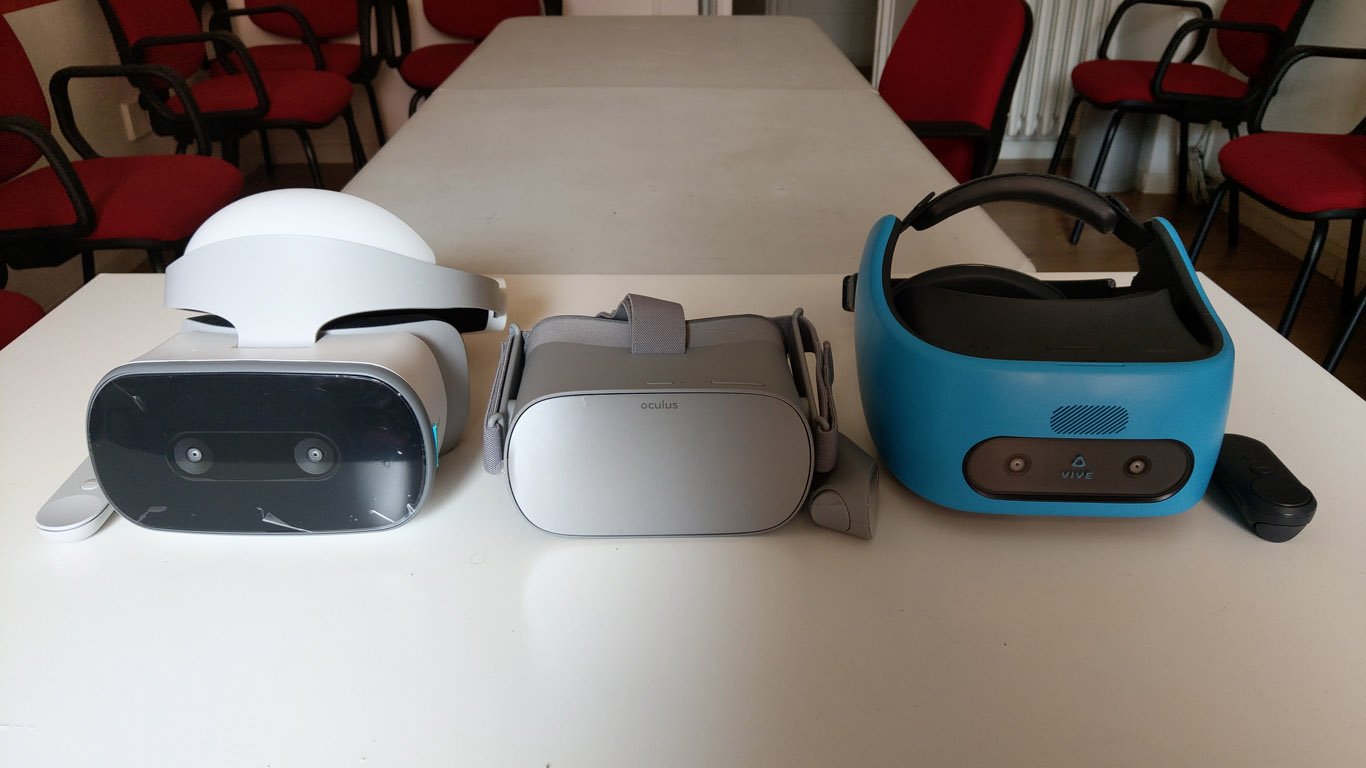 Size comparison of the 3 major standalone VR headsets (credit