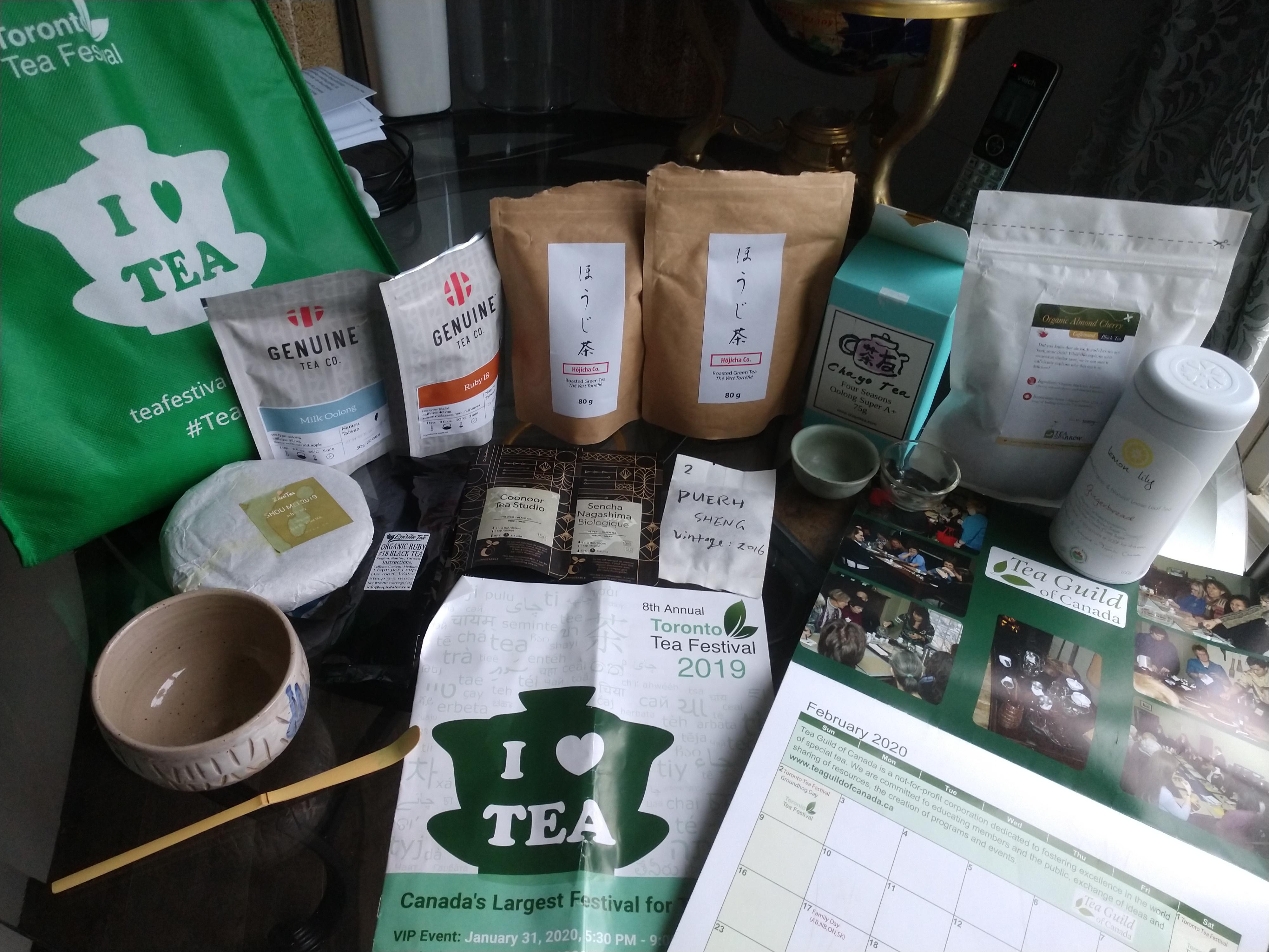 Belated haul post from the Toronto Tea Festival. It was really AMAZING