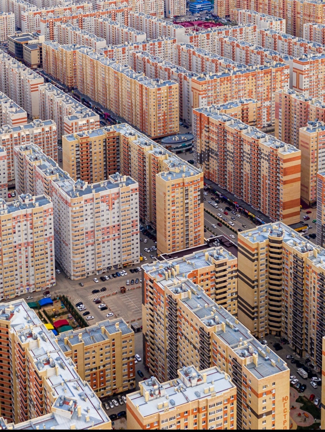 Russian mass housing project in Stavropol. Looks like Tetris blocks r
