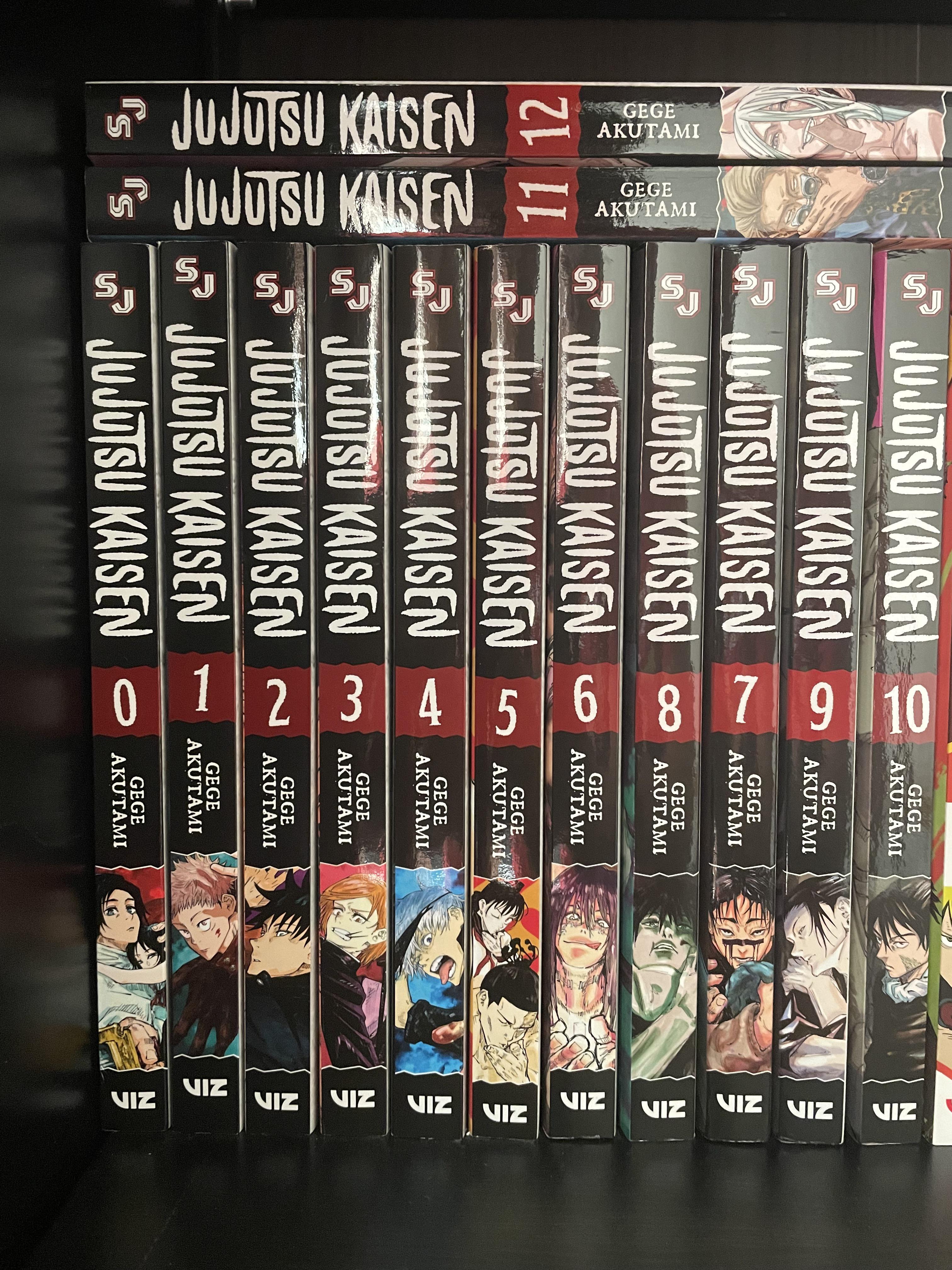 Thought I would share my collection of Volumes 012 r/JuJutsuKaisen