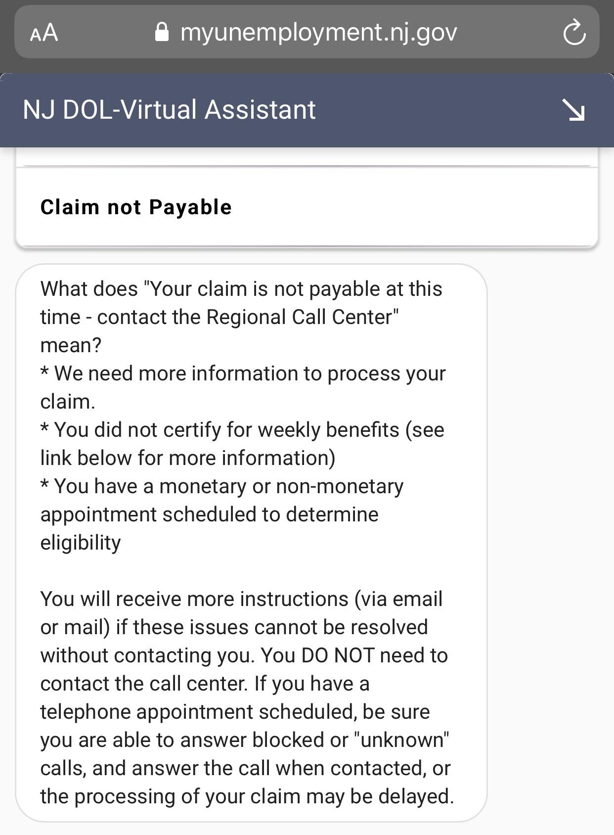 [New Jersey] Finally some answers Maybe it’s not that clear but we’re