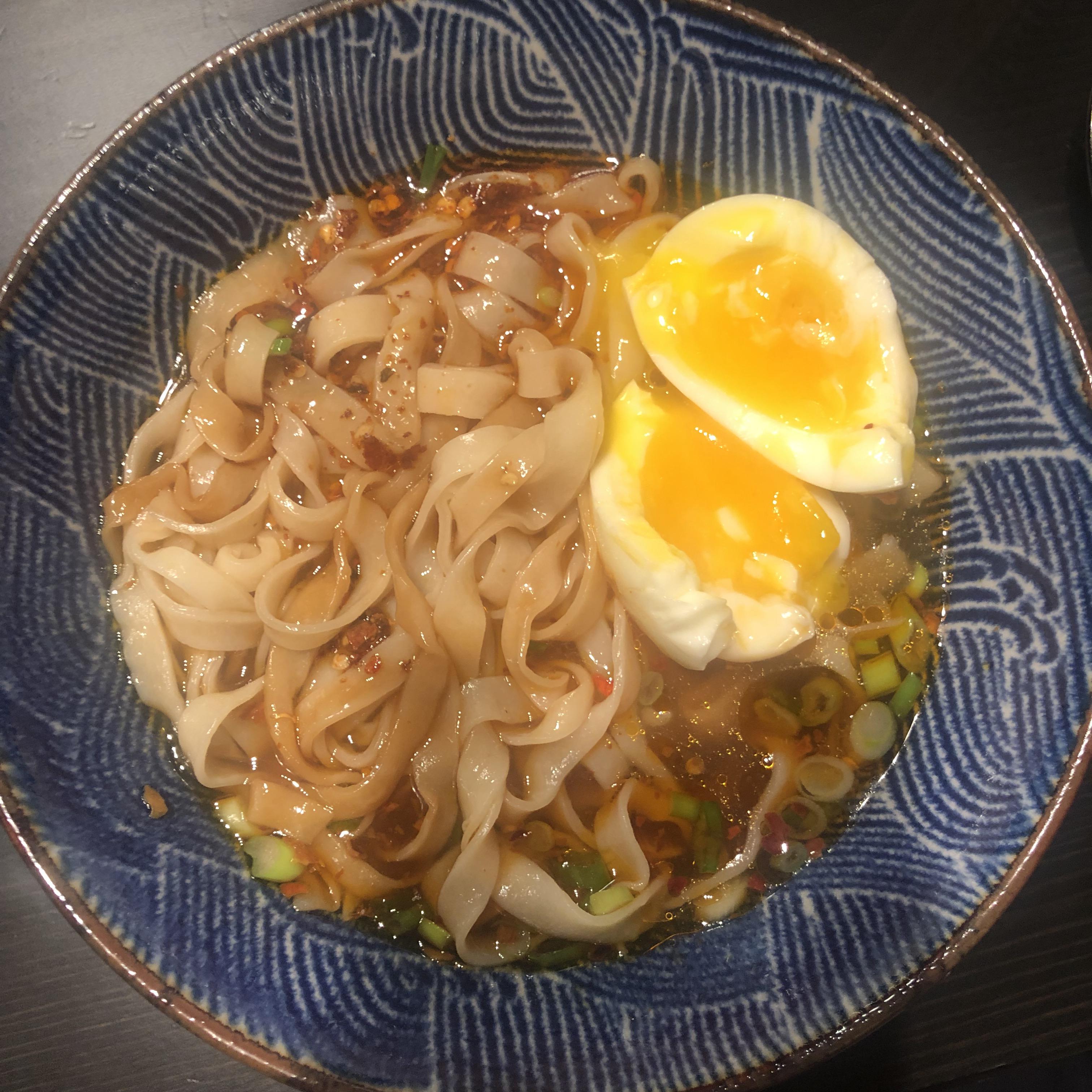 A bowl of homemade noodles r/PutAnEggOnIt