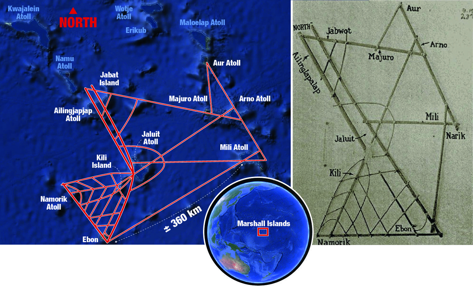 Polynesian Stick Map