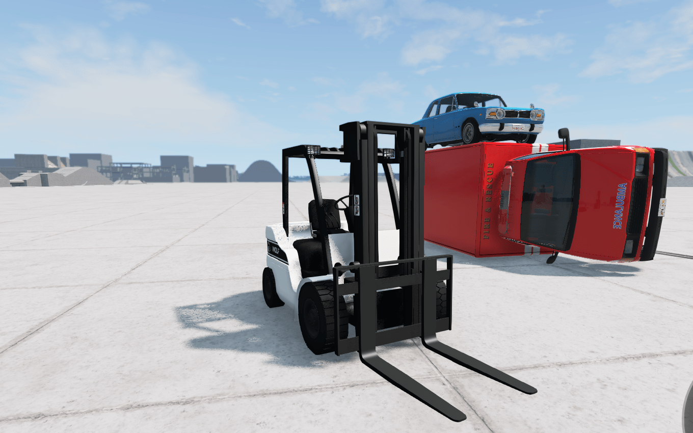 Forklifts are fun. r/BeamNG
