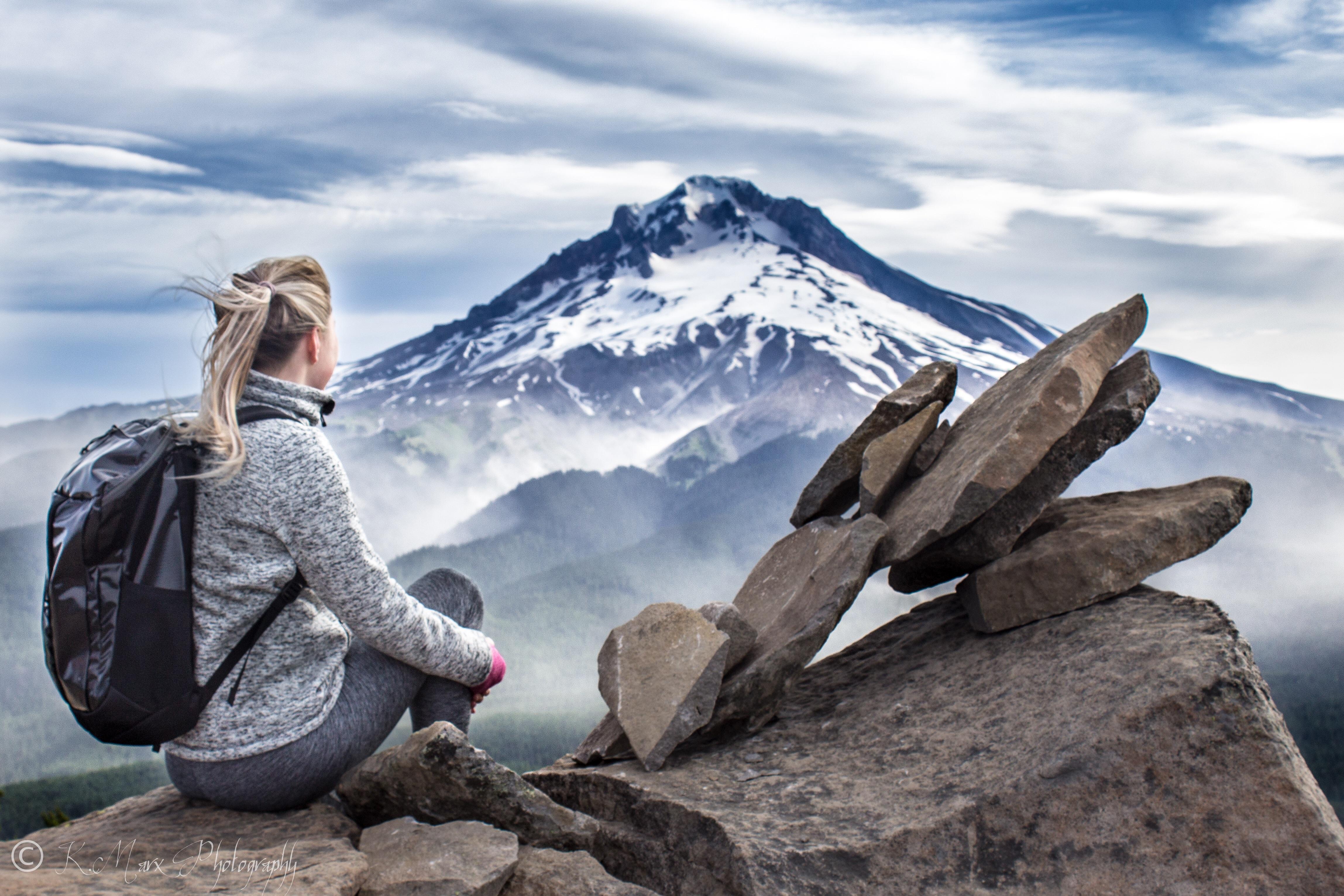 [OC] Taking in an epic view of Mount Hood from Tom Dick & Harry