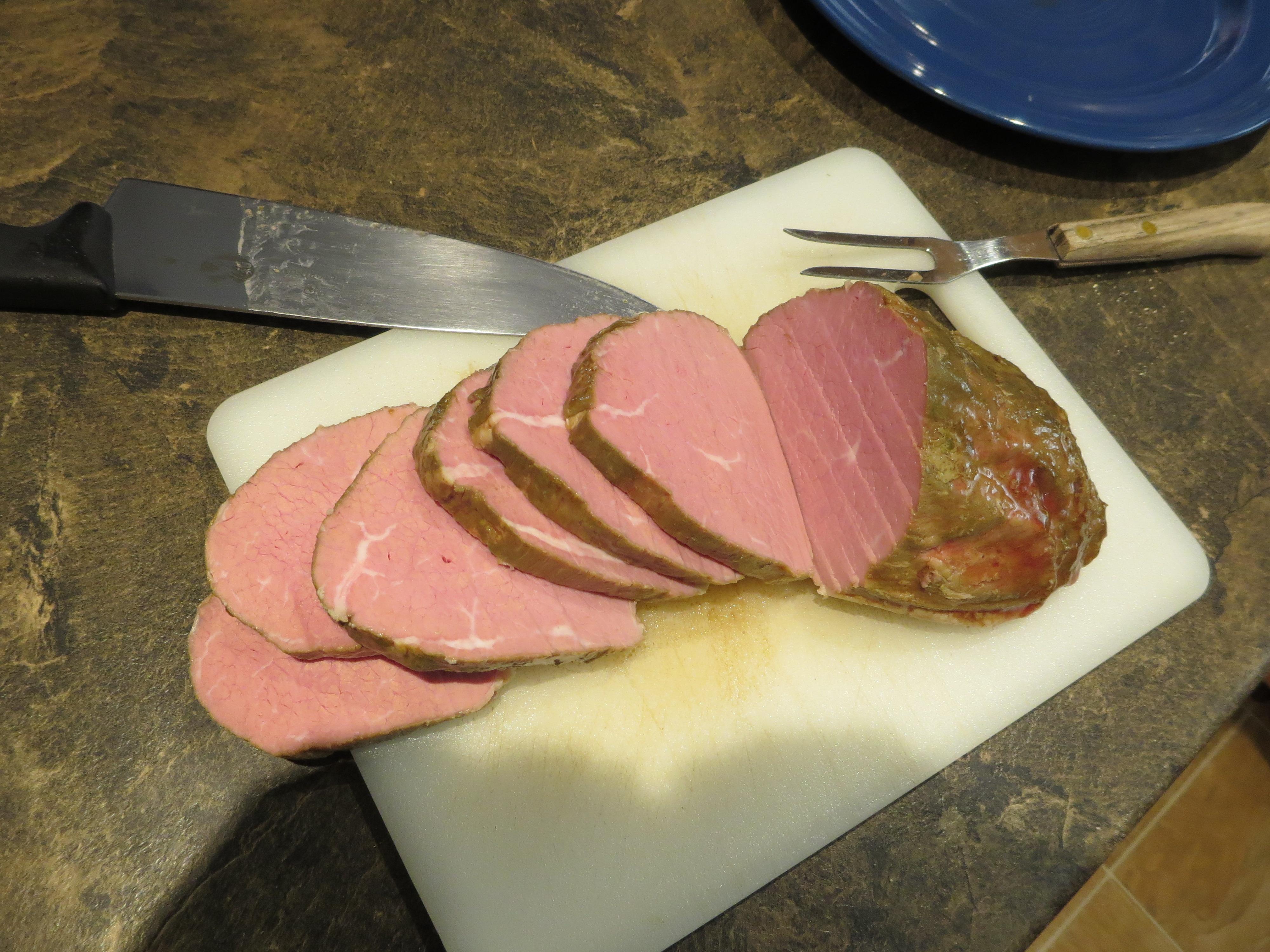 Eye of Round, 130 for 30 hours r/sousvide