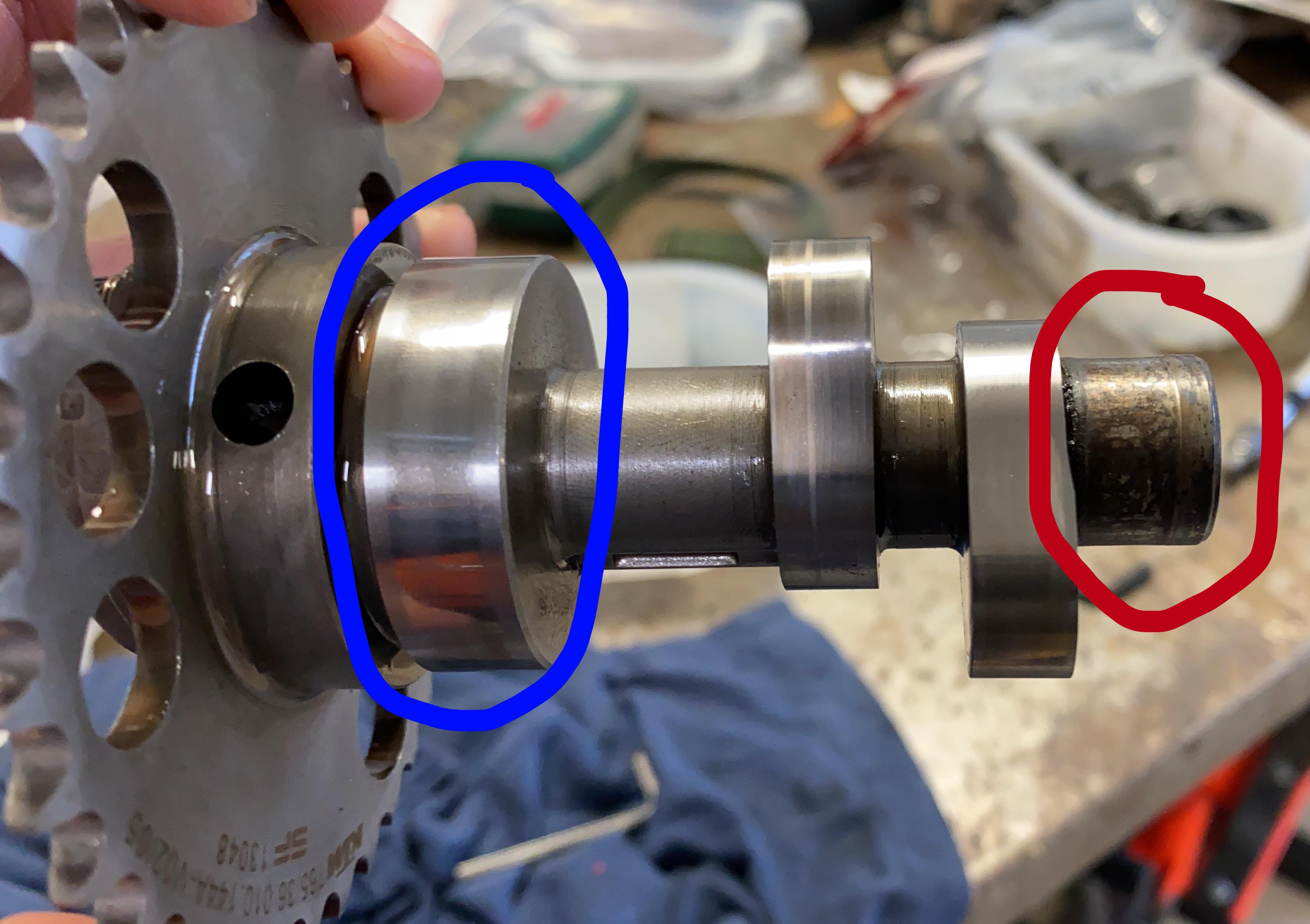 What can happen when you ignore an audible knocking noise for 500 kms