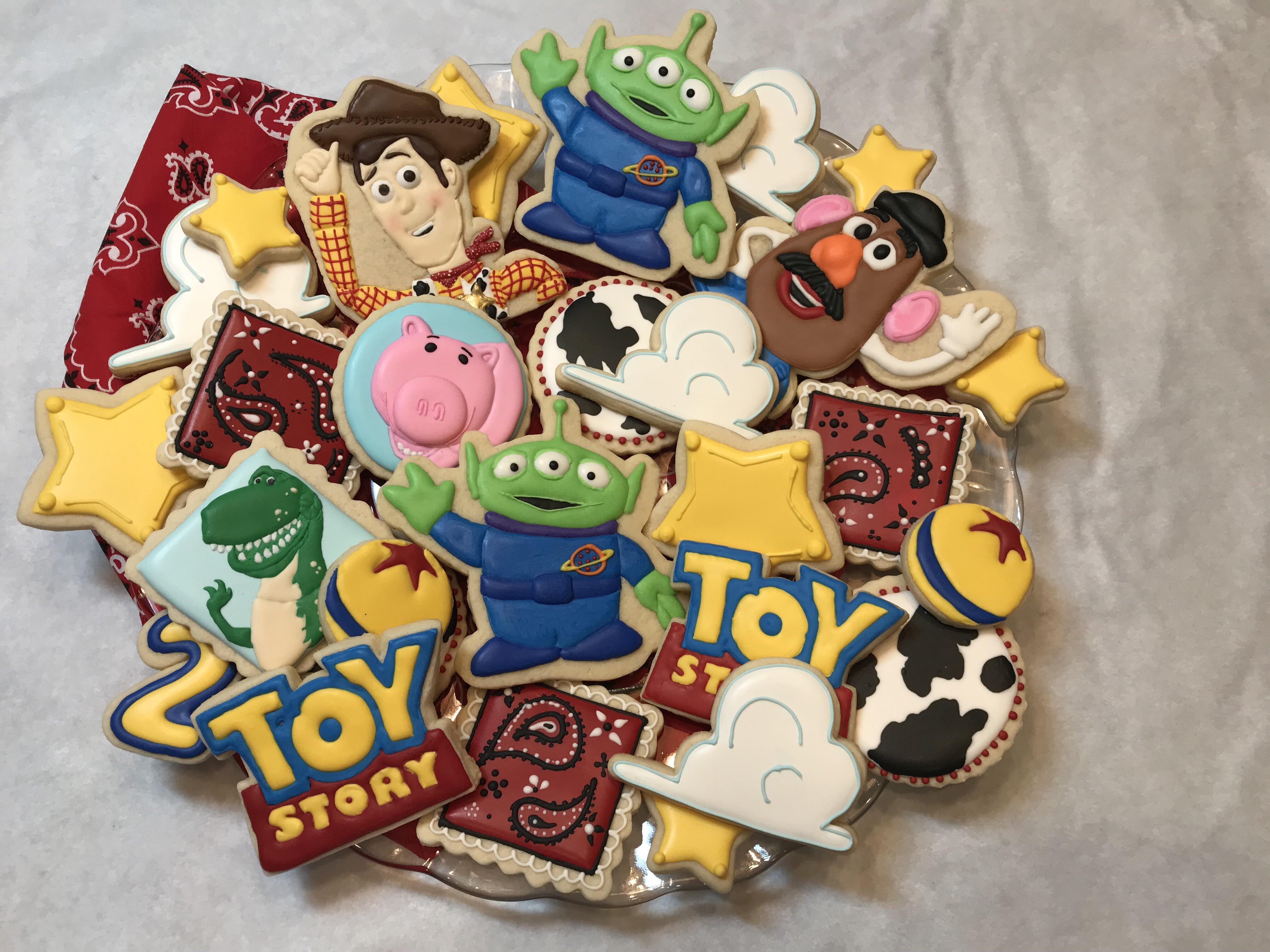 4th go at decorating! Toy Story cookies for my friend’s son’s birthday
