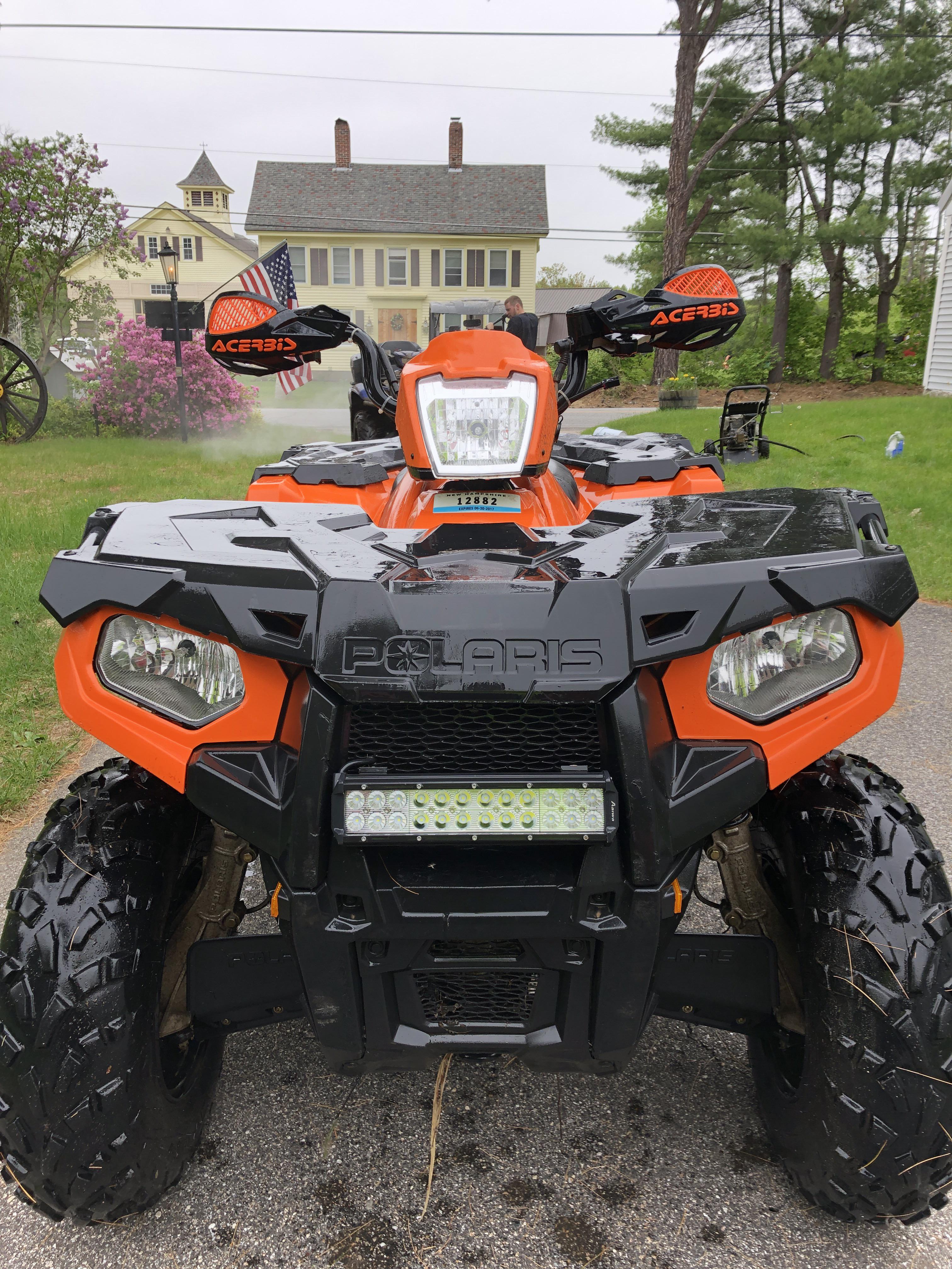 Nice and clean after a 100 mile ride in Parsonsfield, Maine r/ATV