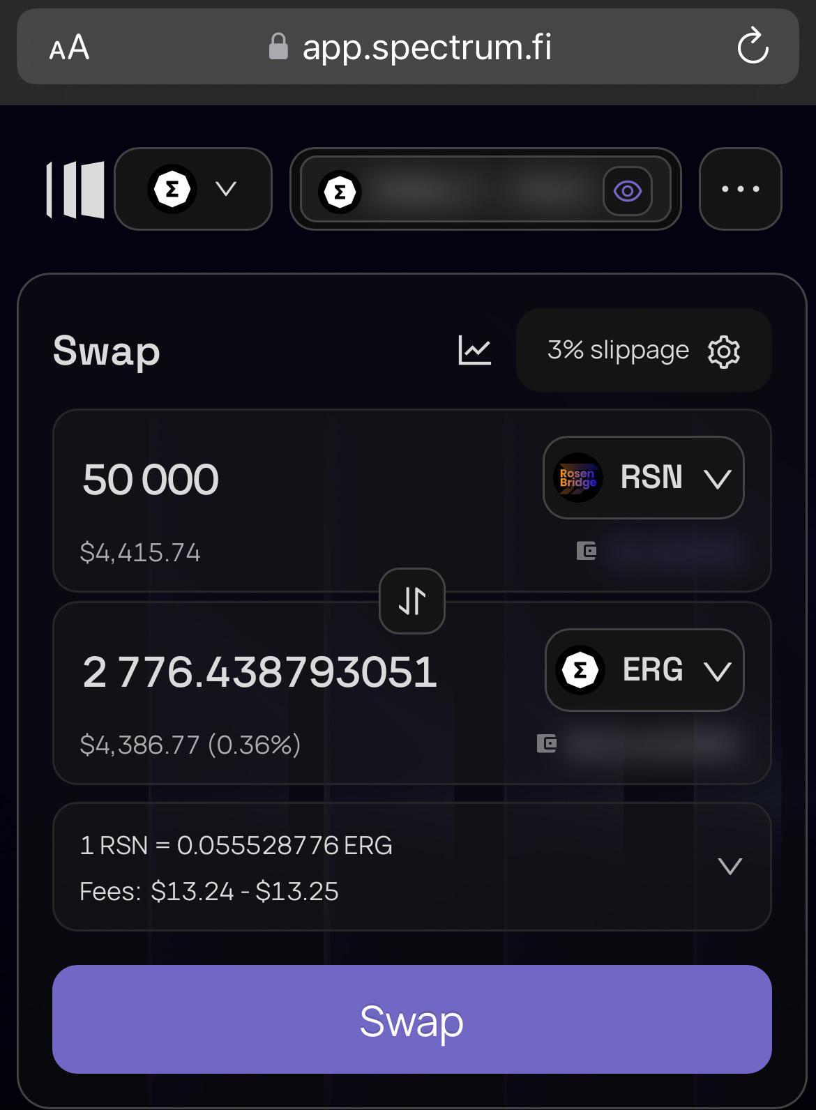 Spectrum Calculations & Fees r/ergonauts