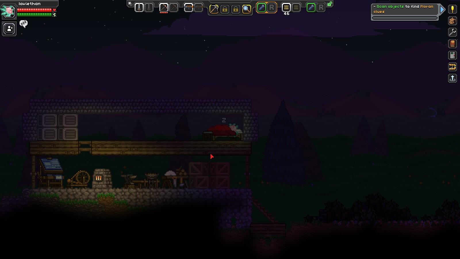 How do I fill in behind my bed (ik I’m an idiot) r/starbound