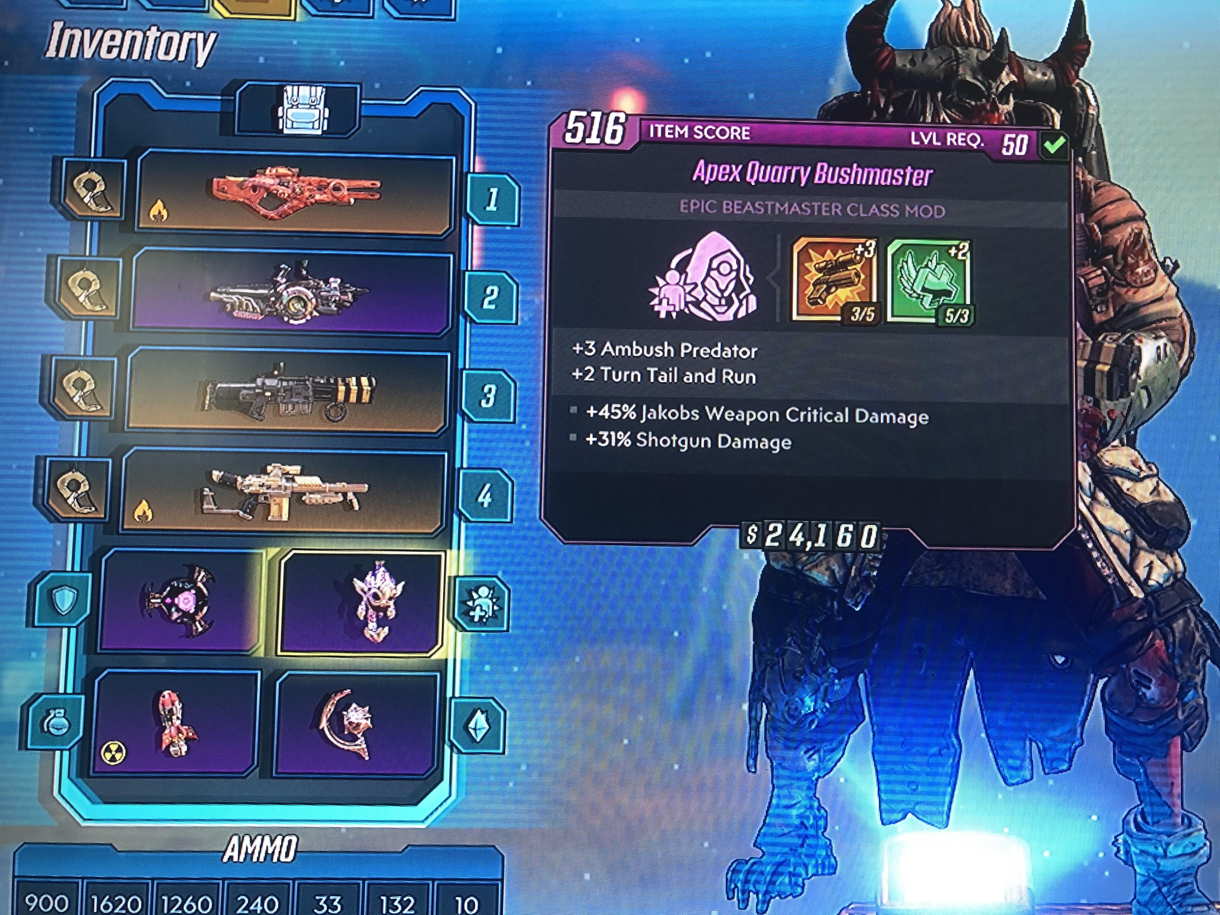 This + cocky flakker + melee 8 ammo replenish artifact = a good time