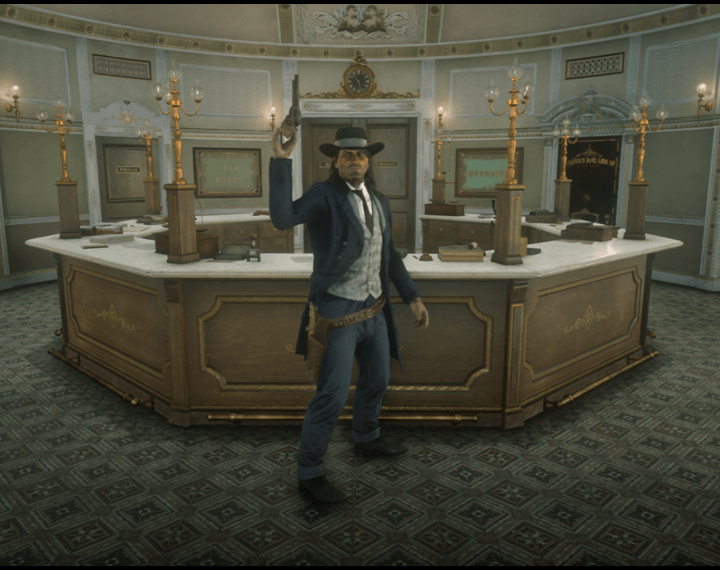 John Marston is in the Saint Denis Bank r/reddeadfashion