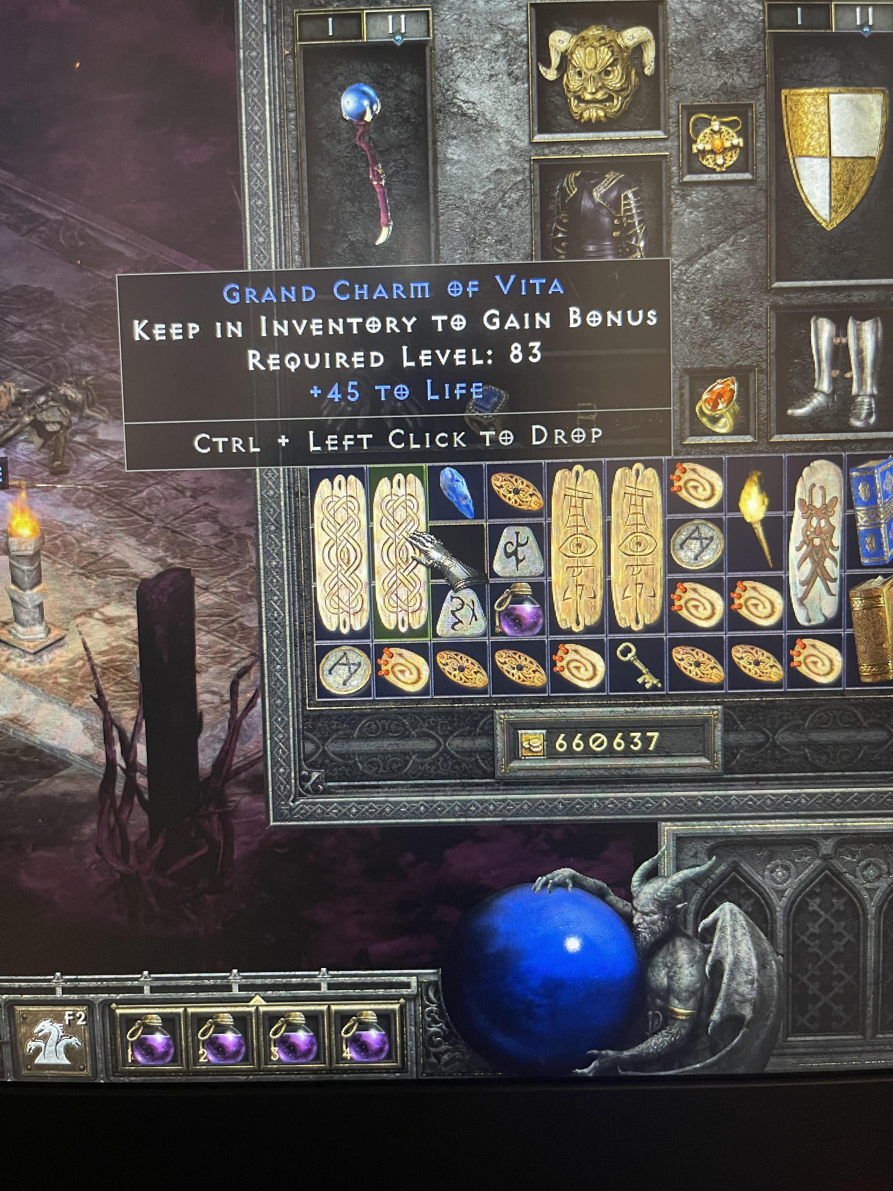 Just realized the item level baal/Diablo/nia grand charms are also droppable in terror zones r