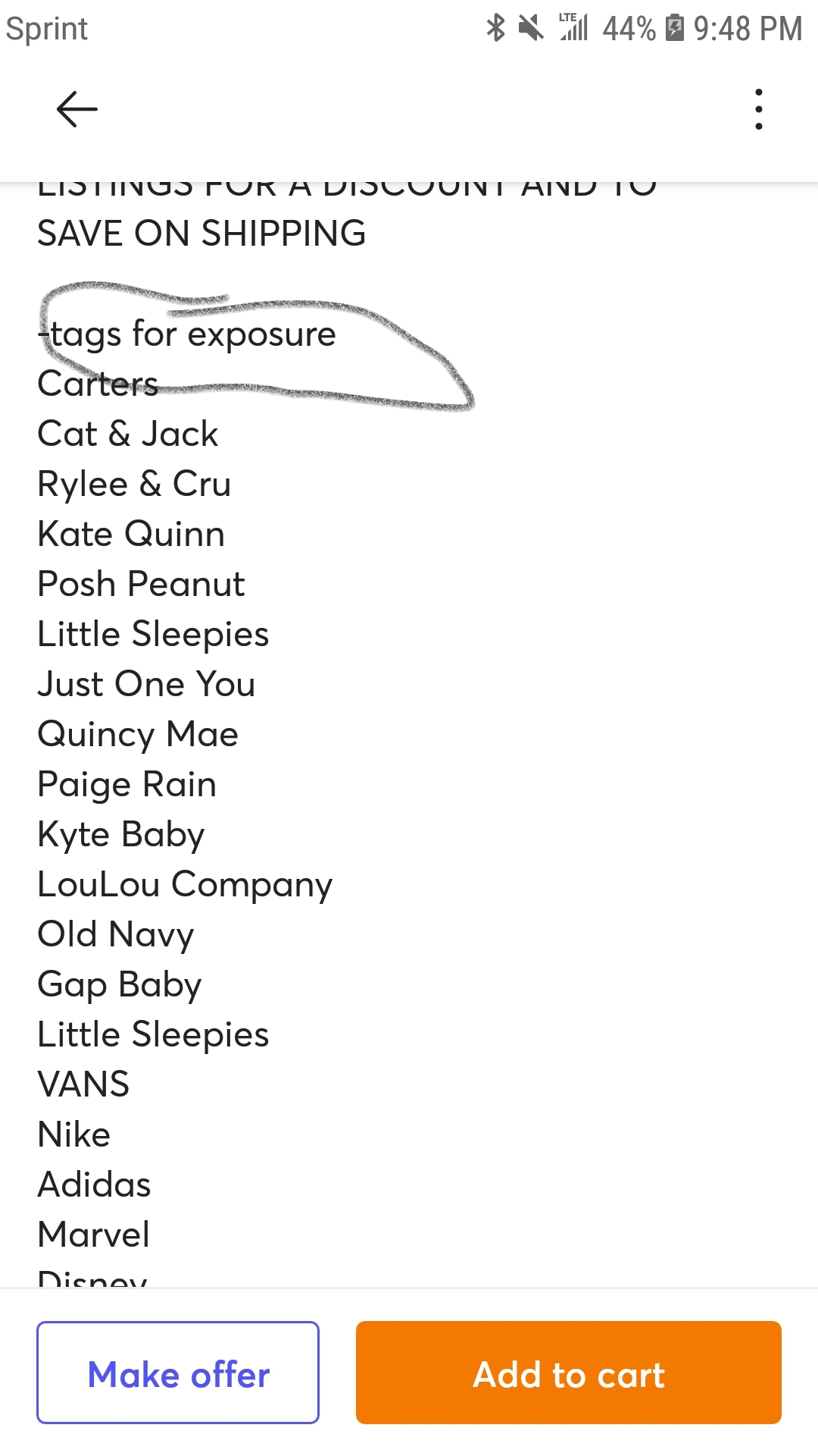 Please please please can Mercari make the report button for Keyword