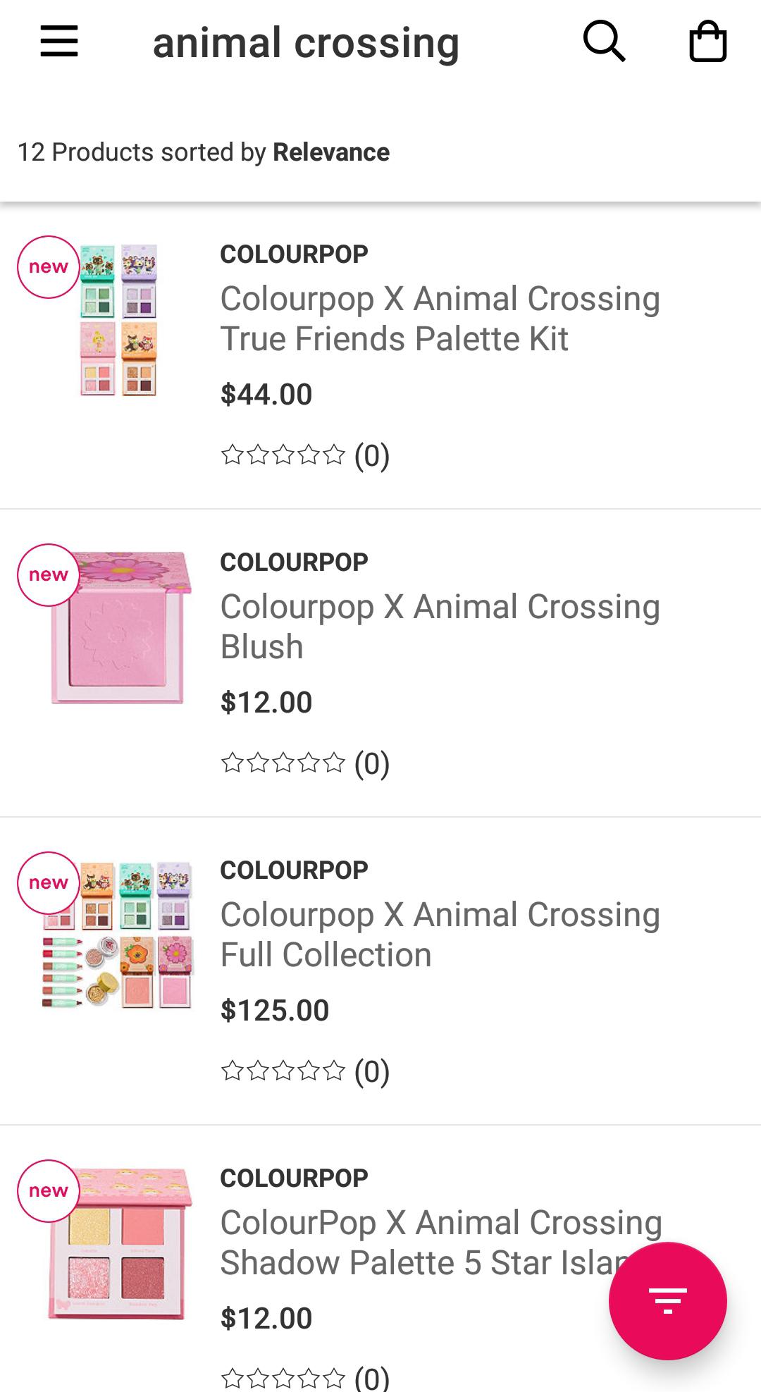 Colourpop x Animal Crossing collection is now available at Ulta online