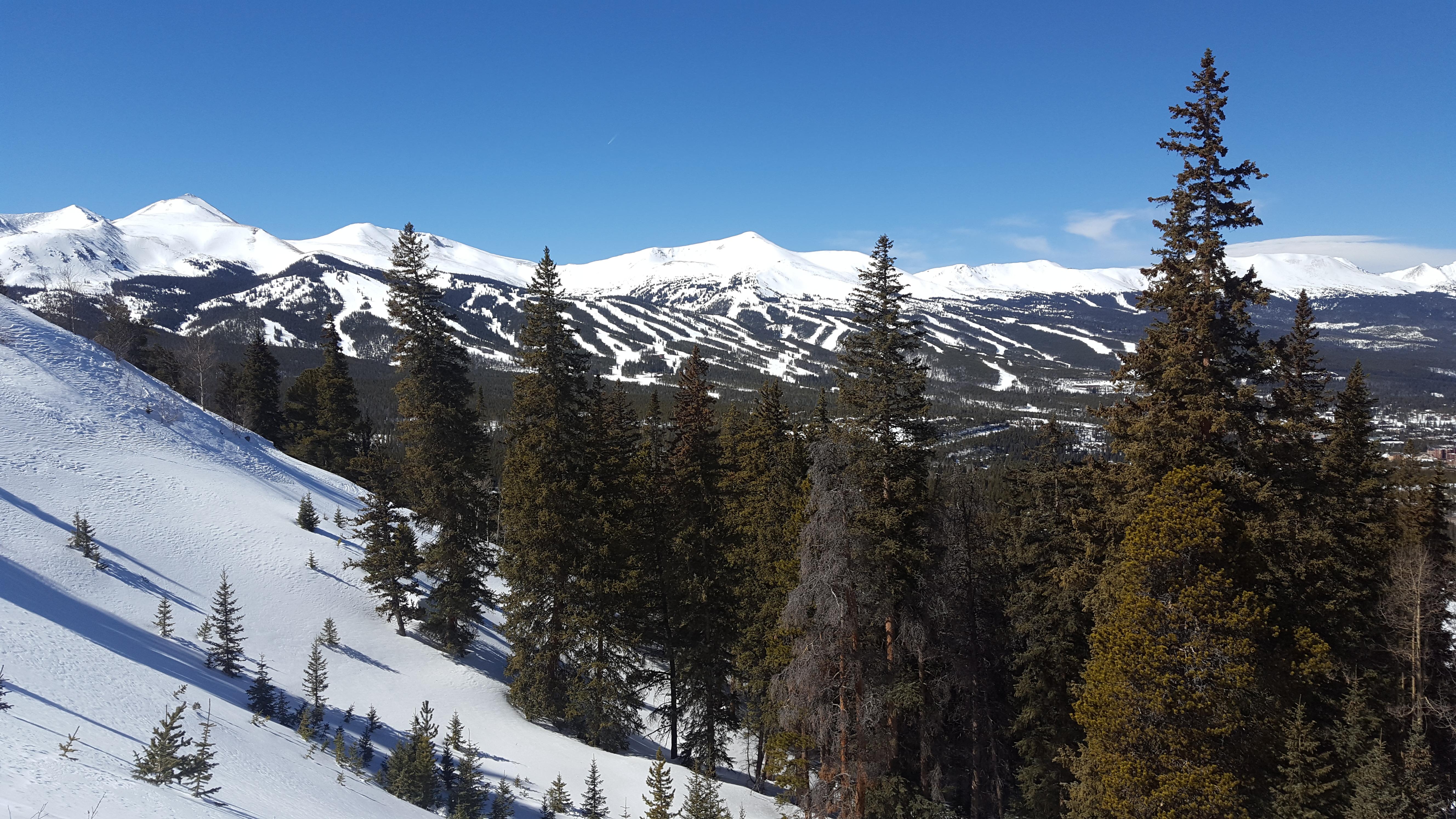 Breckenridge Slopes from my Snowshoe this Weekend [5312 x 2988] [OC