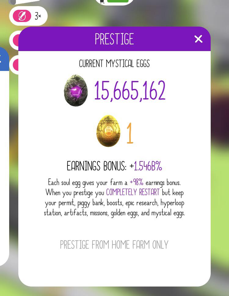 First egg of prophecy r/EggsInc
